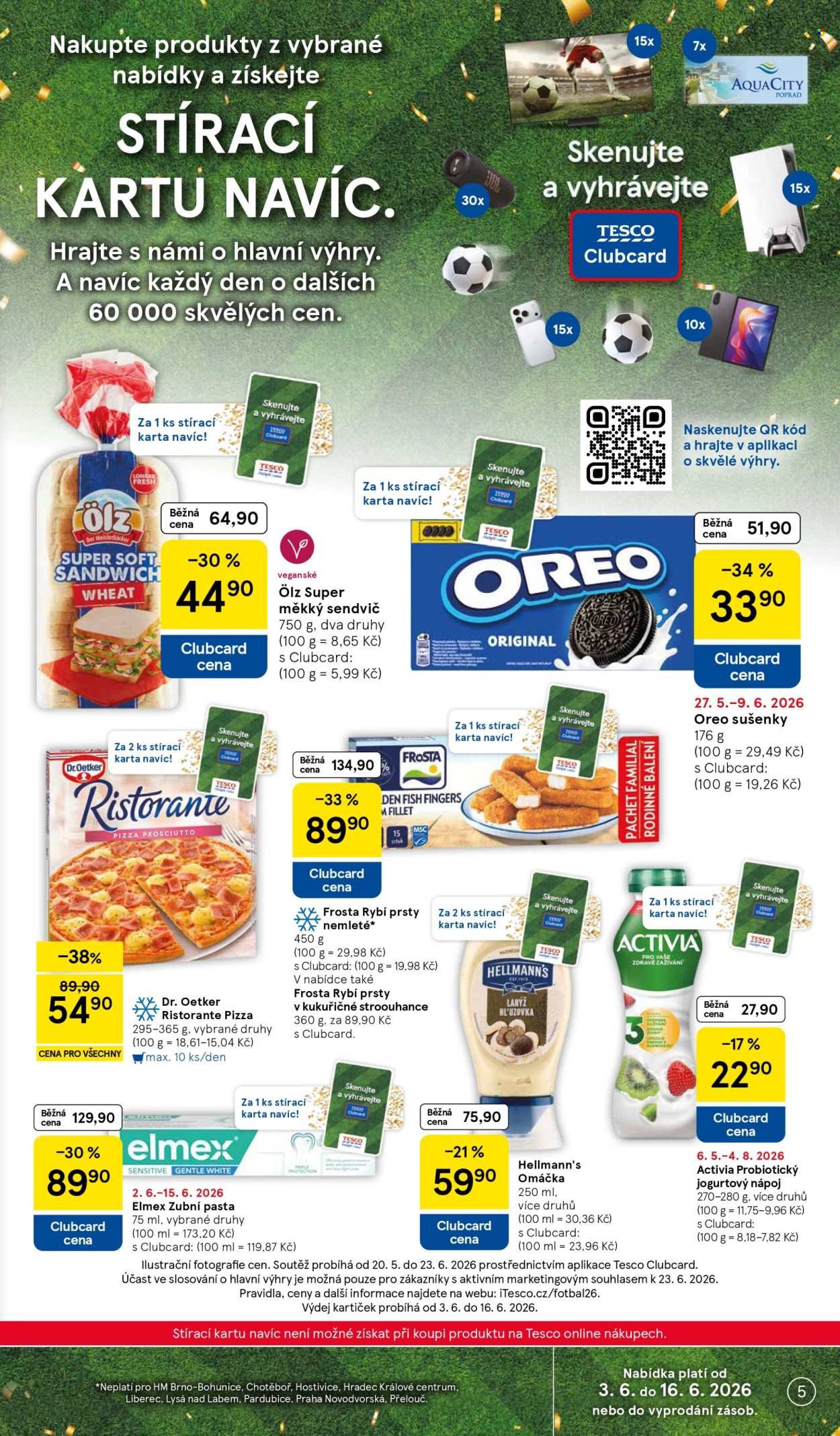 TESCO leták - Vaše šance skórovat