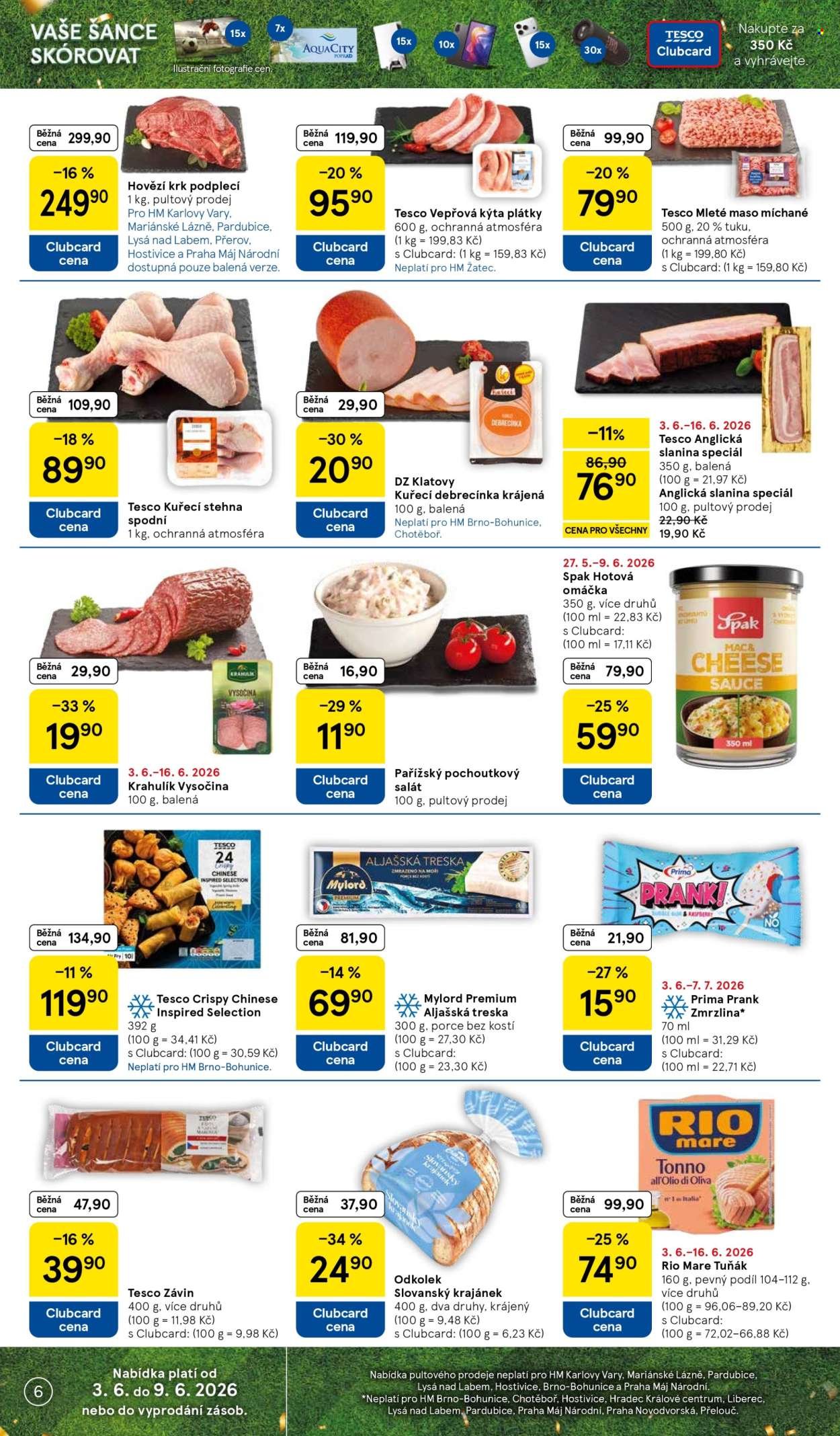TESCO leták - Vaše šance skórovat