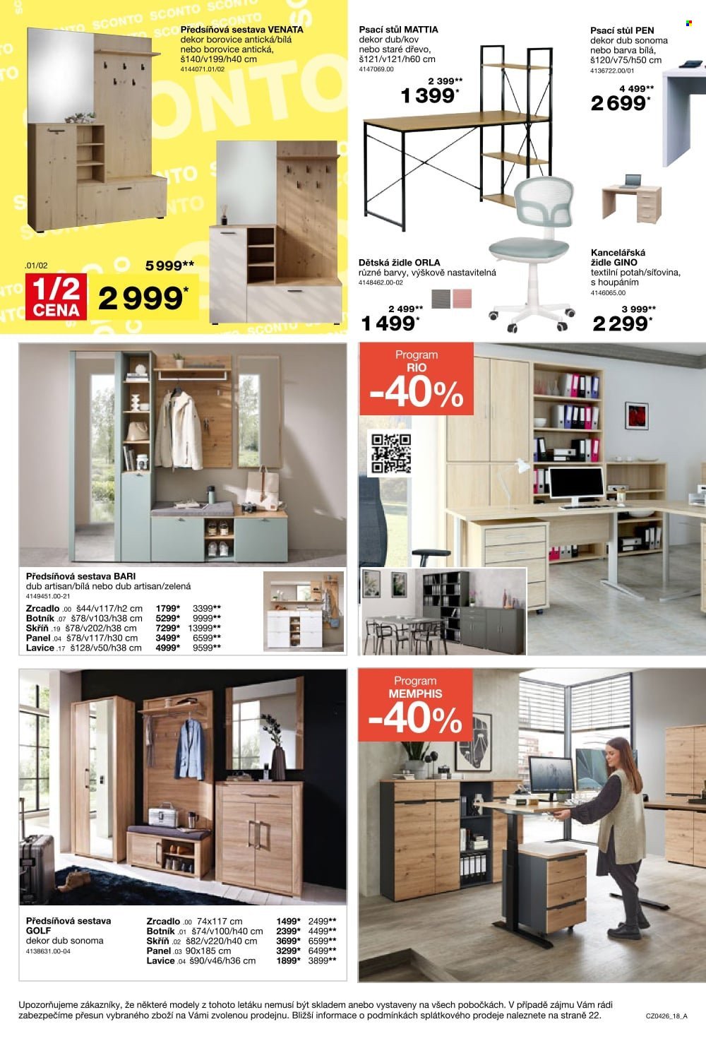 SCONTO NÁBYTEK leták - Kuchyně za polovinu! (2026-03-04 - 2026-03-24)