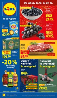 LIDL leták - Od soboty 27.12.2025 (2025-12-27 - 2025-12-28)