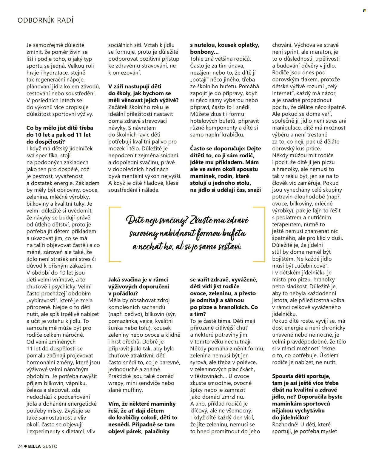BILLA leták - Gusto: Podzim 2025 (2025-09-01)