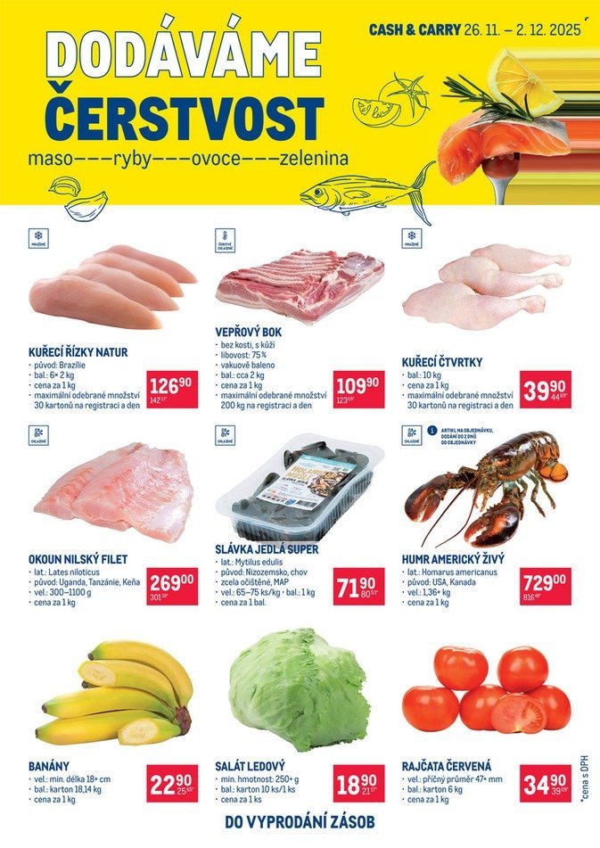 MAKRO leták - Dodáváme čerstvost (2025-11-26 - 2025-12-02)