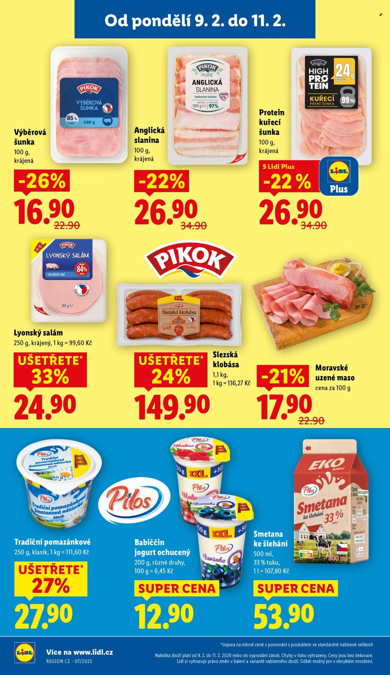 LIDL leták - Od pondělí 9.2.2026 (2026-02-09 - 2026-02-11)