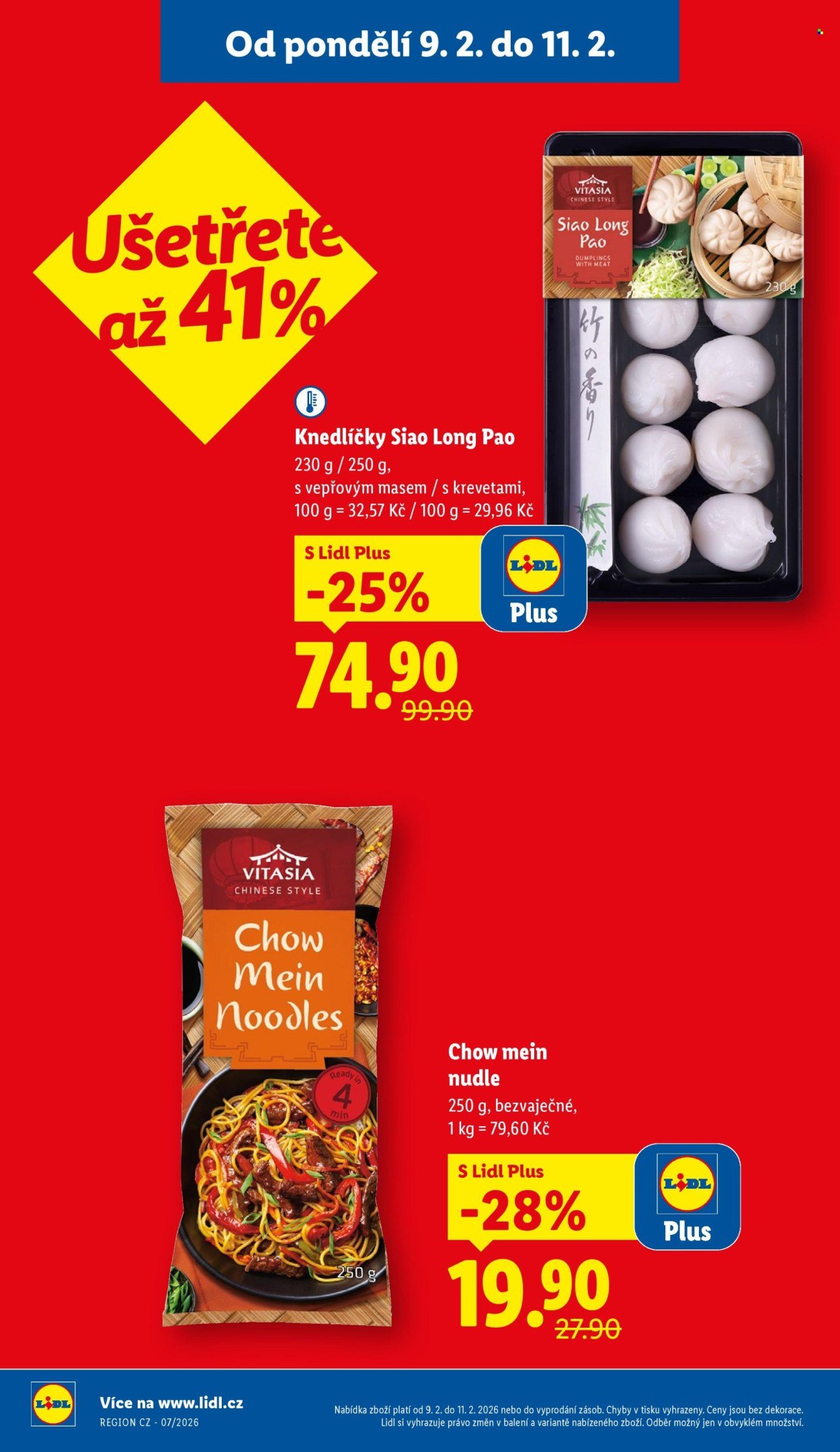LIDL leták - Od pondělí 9.2.2026 (2026-02-09 - 2026-02-11)