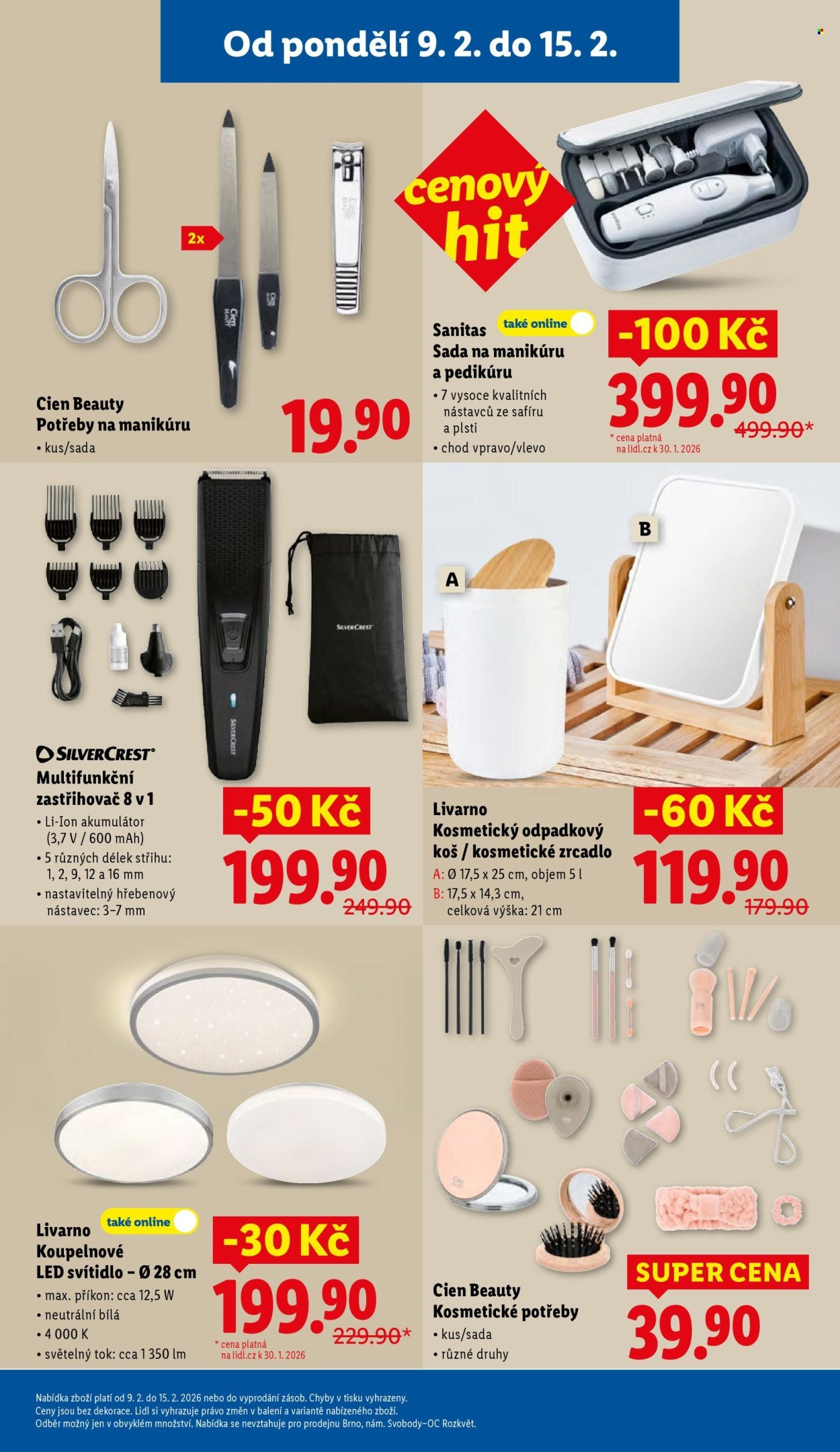 LIDL leták - Od pondělí 9.2.2026 (2026-02-09 - 2026-02-11)