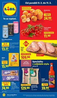 LIDL leták - Od pondělí 9.2.2026 (2026-02-09 - 2026-02-11)