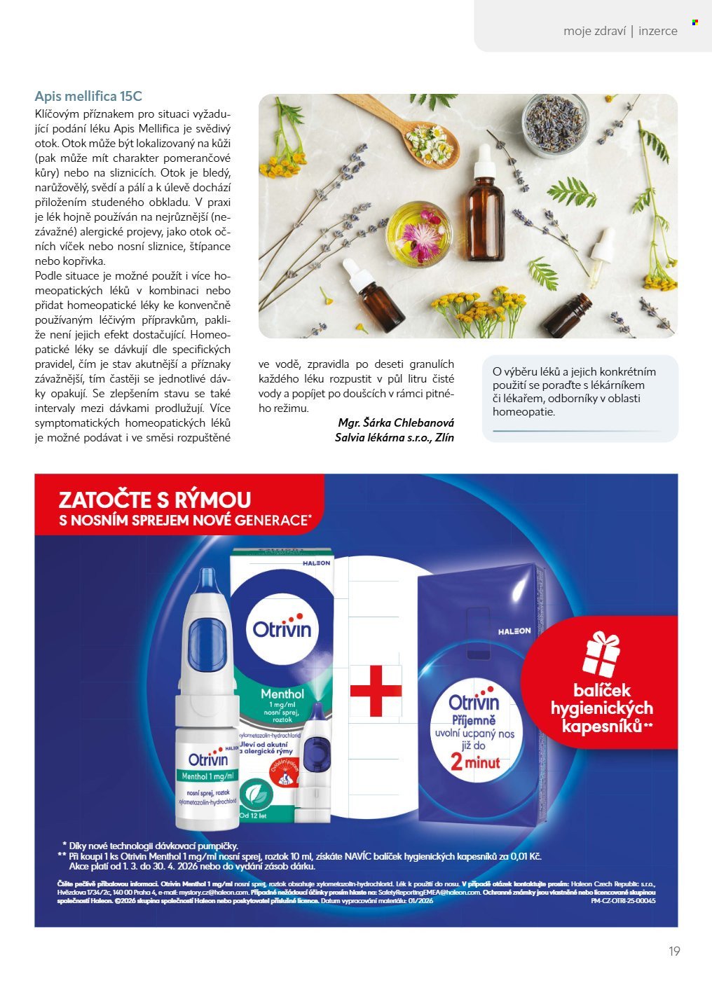 MOJELEKARNA.CZ leták - Březen/Duben (2026-03-01 - 2026-04-30)