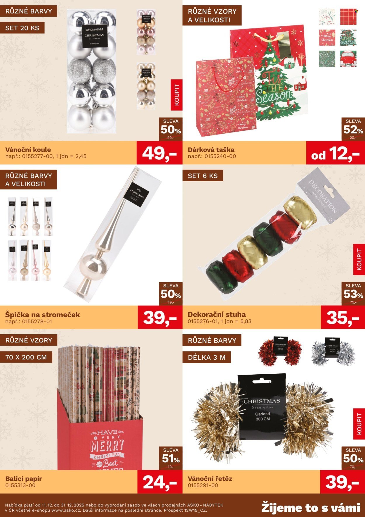 ASKO leták - Vánoční leták (2025-12-11 - 2025-12-31)