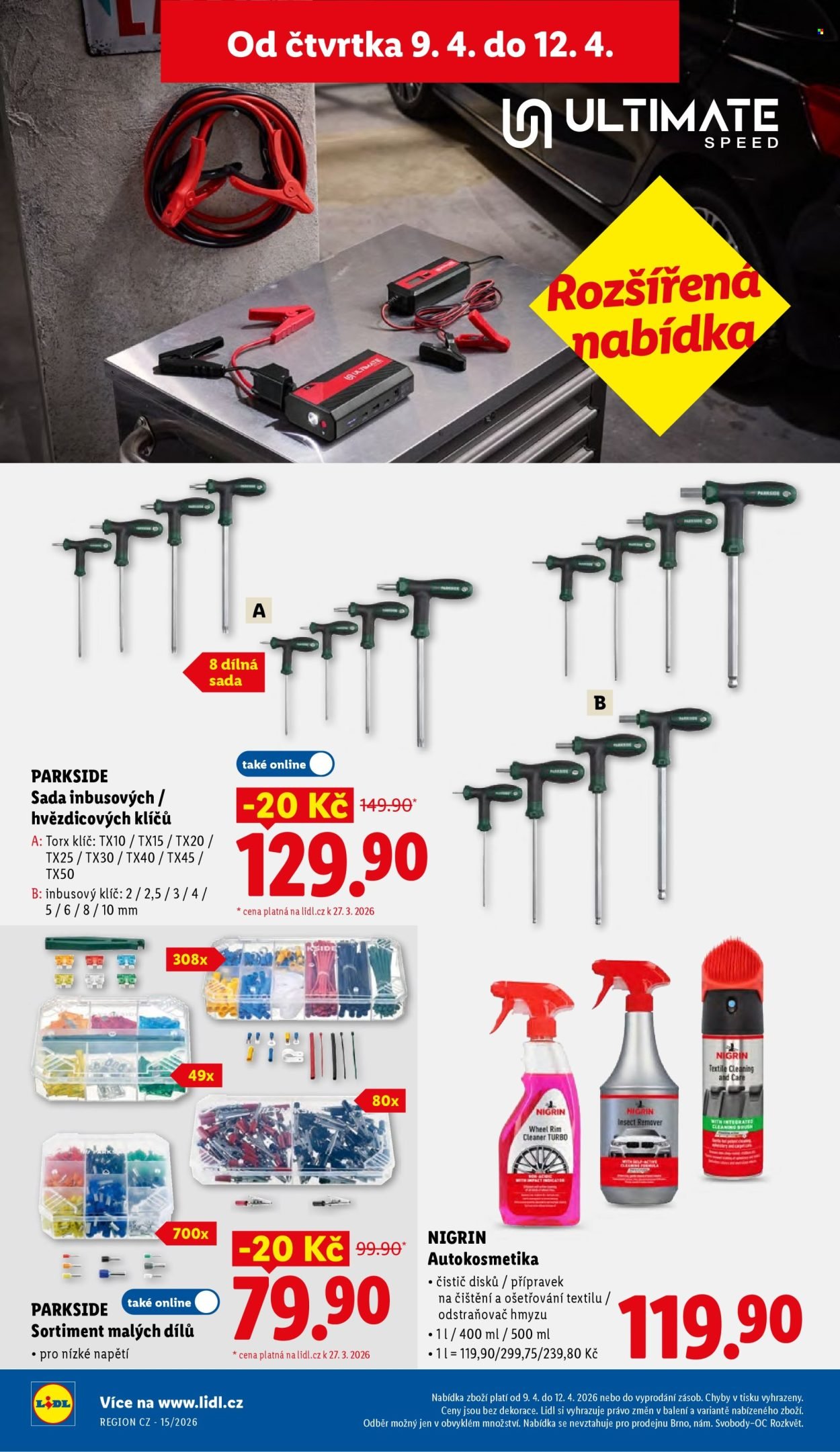 LIDL leták - Spotřební zboží (2026-04-07 - 2026-04-12)