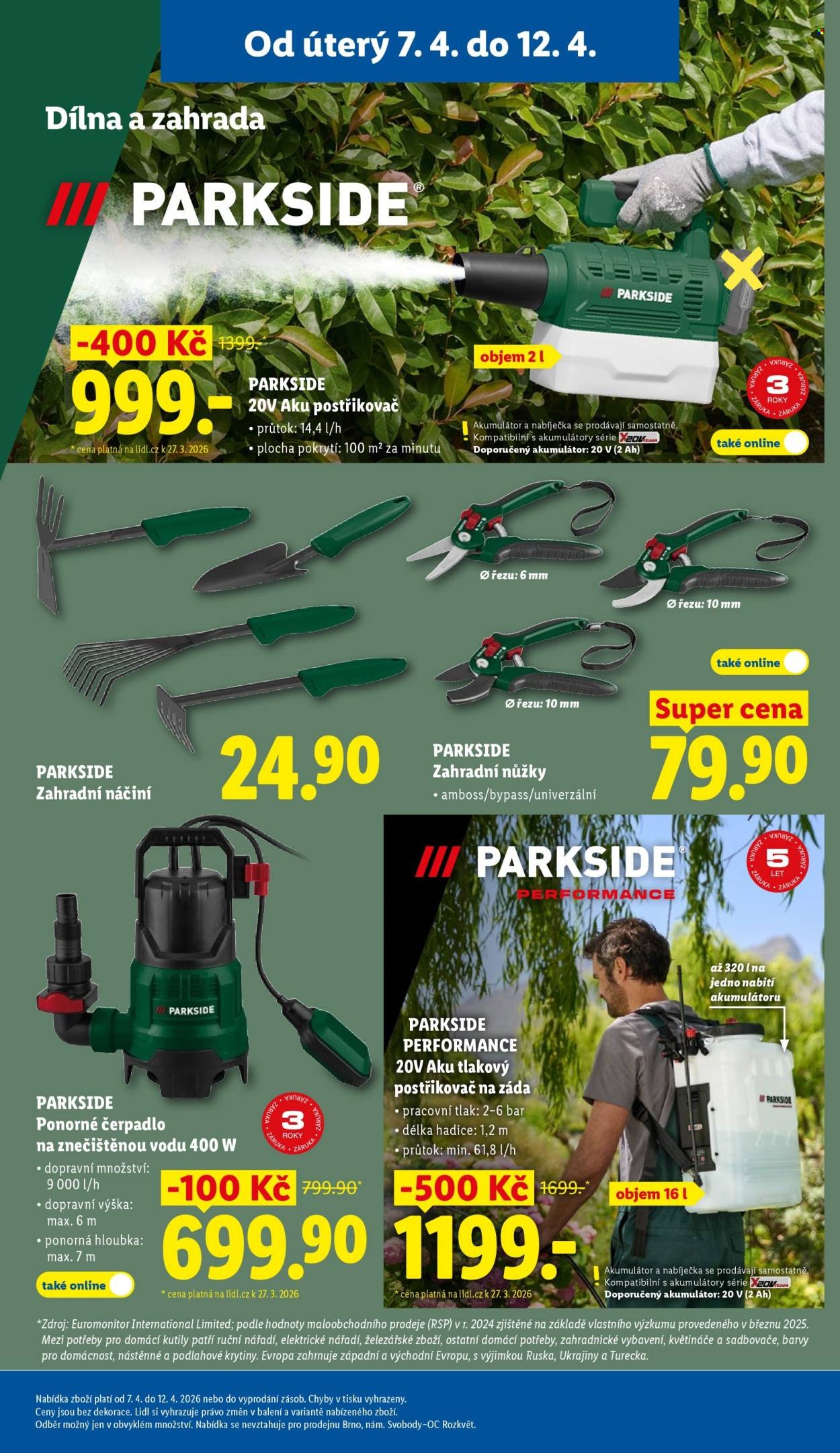 LIDL leták - Spotřební zboží (2026-04-07 - 2026-04-12)