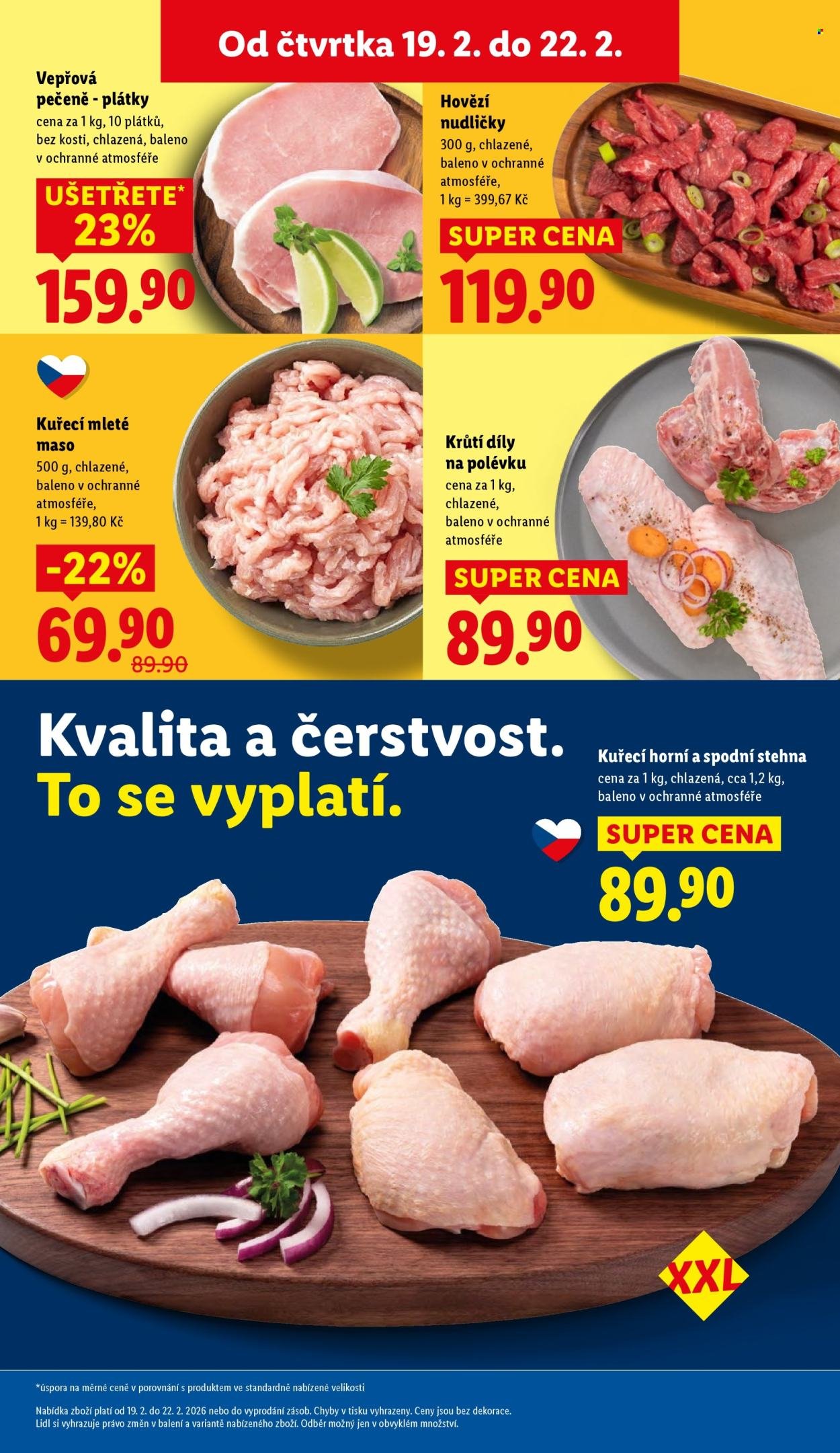 LIDL leták - Od čtvrtka 19.2.2026 (2026-02-19 - 2026-02-22)