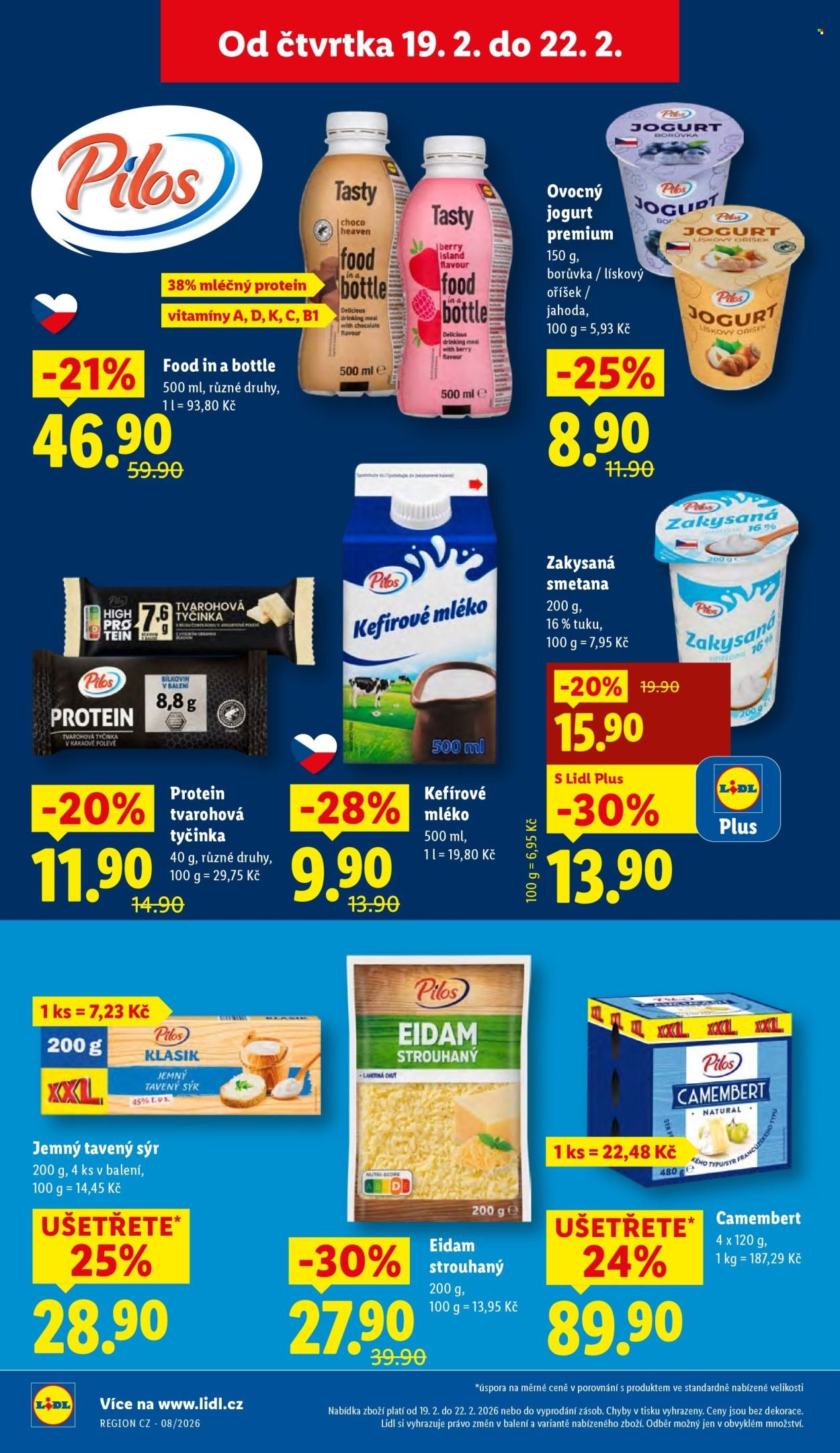 LIDL leták - Od čtvrtka 19.2.2026 (2026-02-19 - 2026-02-22)