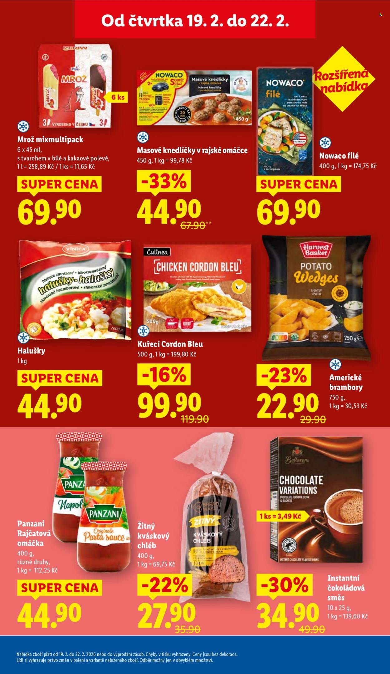 LIDL leták - Od čtvrtka 19.2.2026 (2026-02-19 - 2026-02-22)