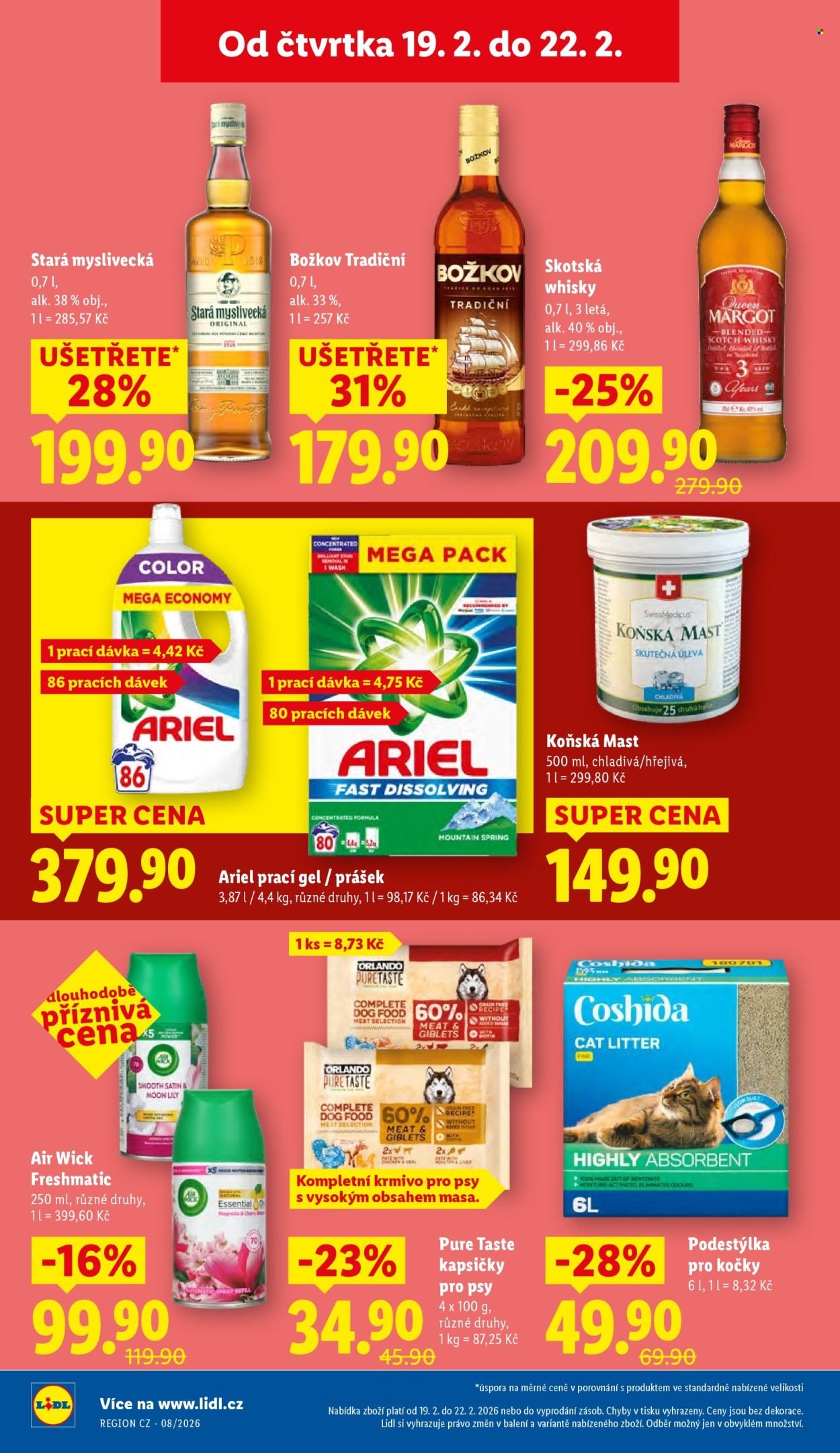 LIDL leták - Od čtvrtka 19.2.2026 (2026-02-19 - 2026-02-22)