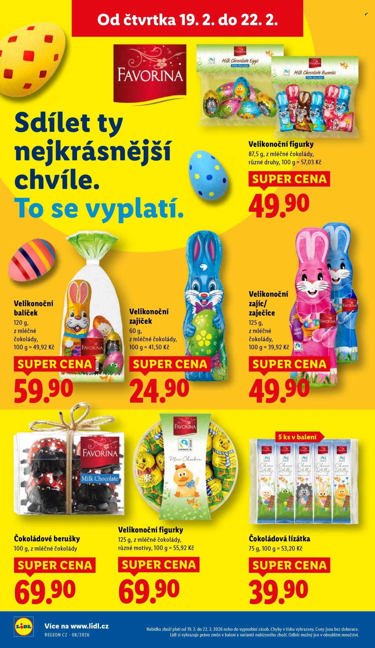 LIDL leták - Od čtvrtka 19.2.2026 (2026-02-19 - 2026-02-22)