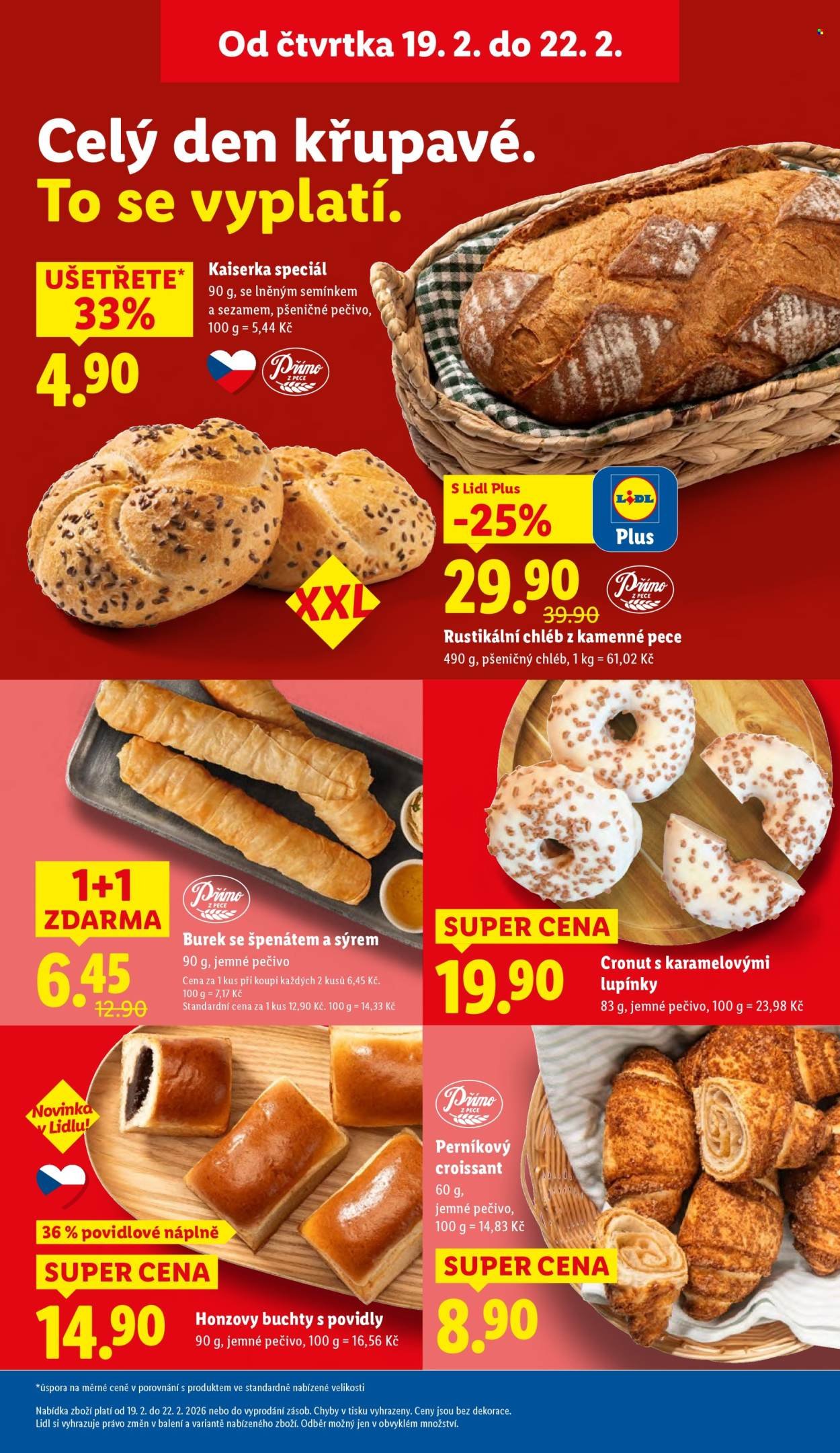 LIDL leták - Od čtvrtka 19.2.2026 (2026-02-19 - 2026-02-22)