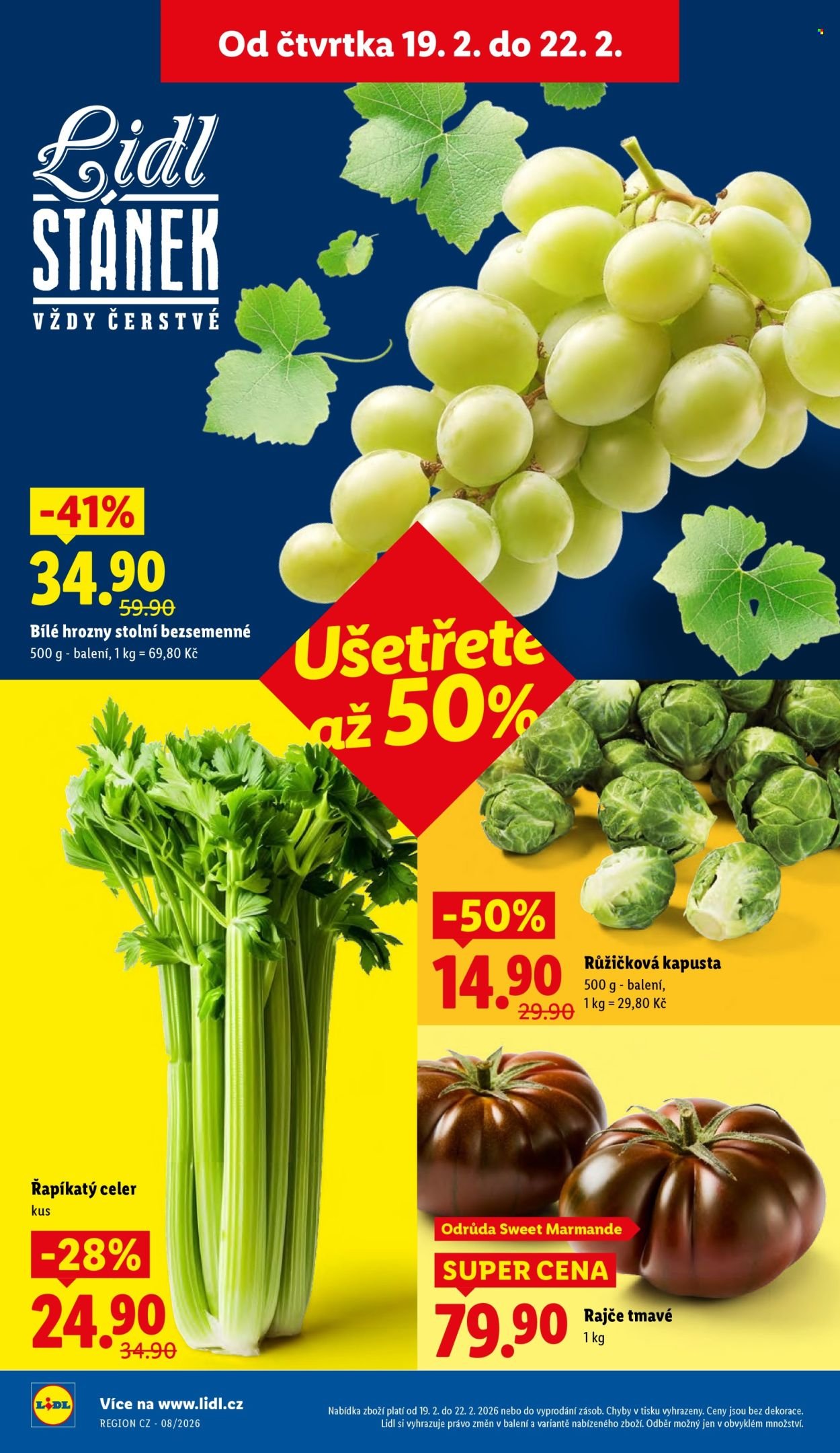 LIDL leták - Od čtvrtka 19.2.2026 (2026-02-19 - 2026-02-22)