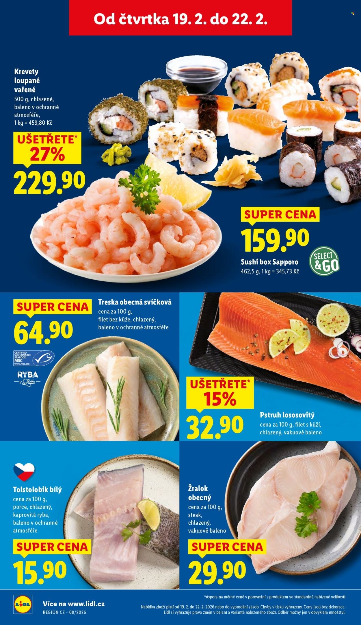 LIDL leták - Od čtvrtka 19.2.2026 (2026-02-19 - 2026-02-22)