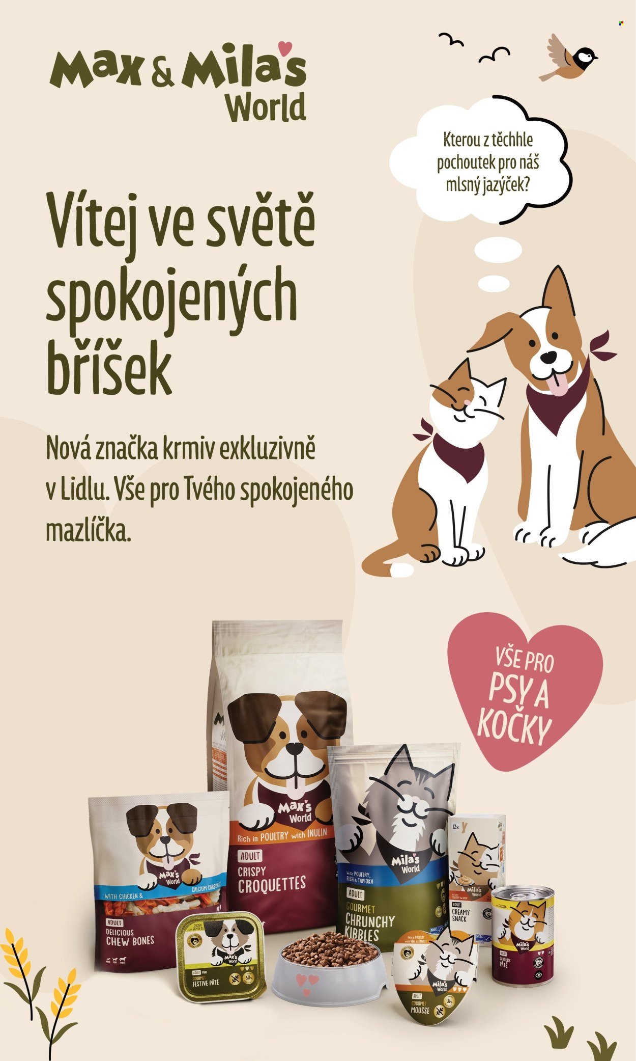 LIDL leták - Velká radost pro domací mazlíčky