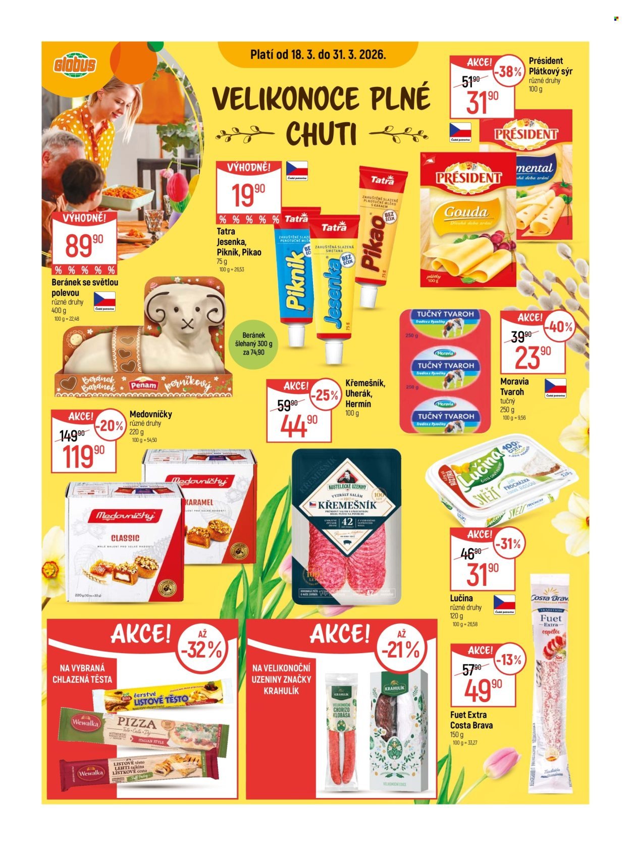 GLOBUS leták - Od středy 18.3.2026 (2026-03-18 - 2026-03-24)