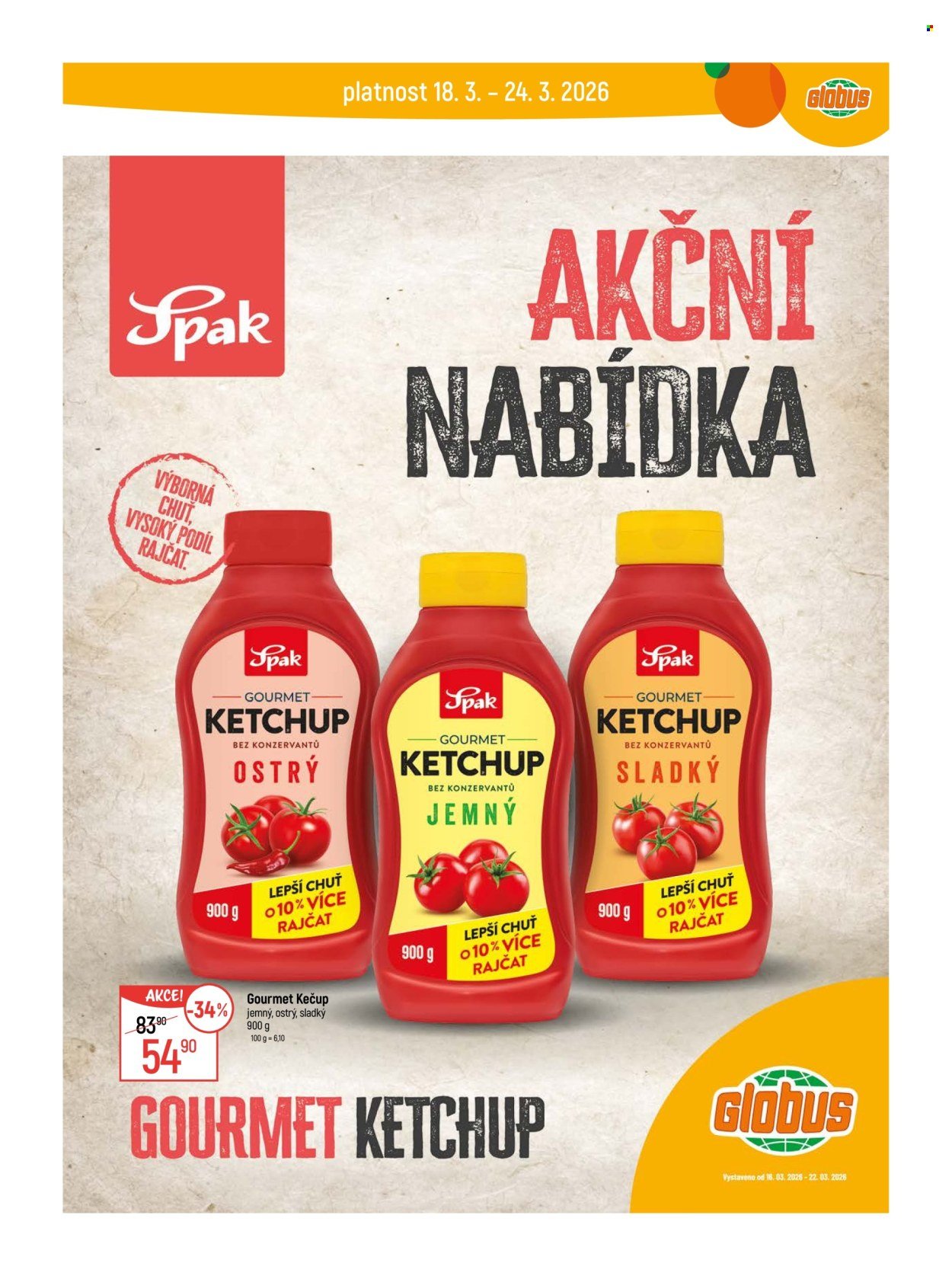 GLOBUS leták - Od středy 18.3.2026 (2026-03-18 - 2026-03-24)