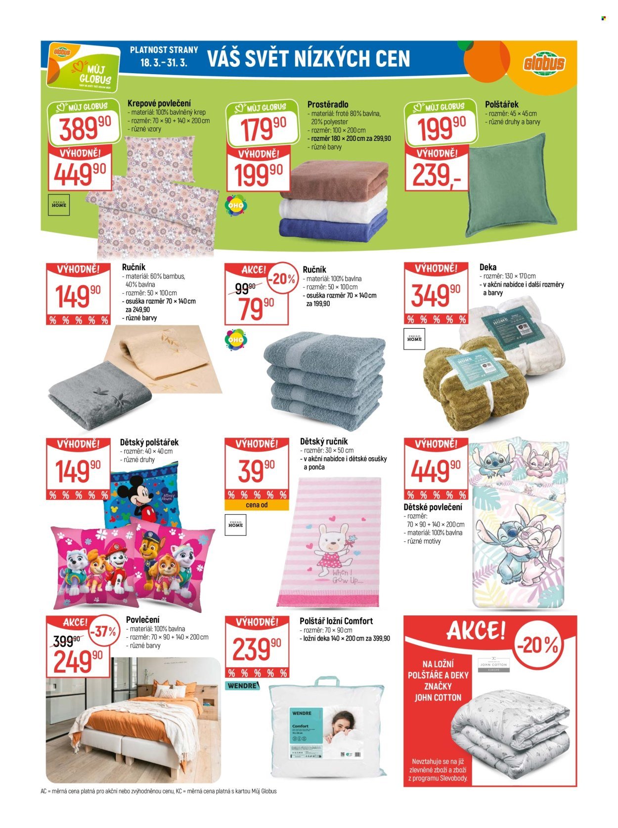 GLOBUS leták - Od středy 18.3.2026 (2026-03-18 - 2026-03-24)