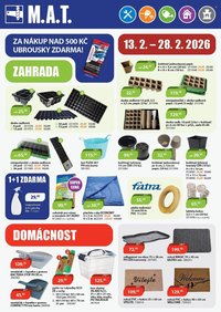 M.A.T. leták - Akční leták (2026-02-13 - 2026-02-28)