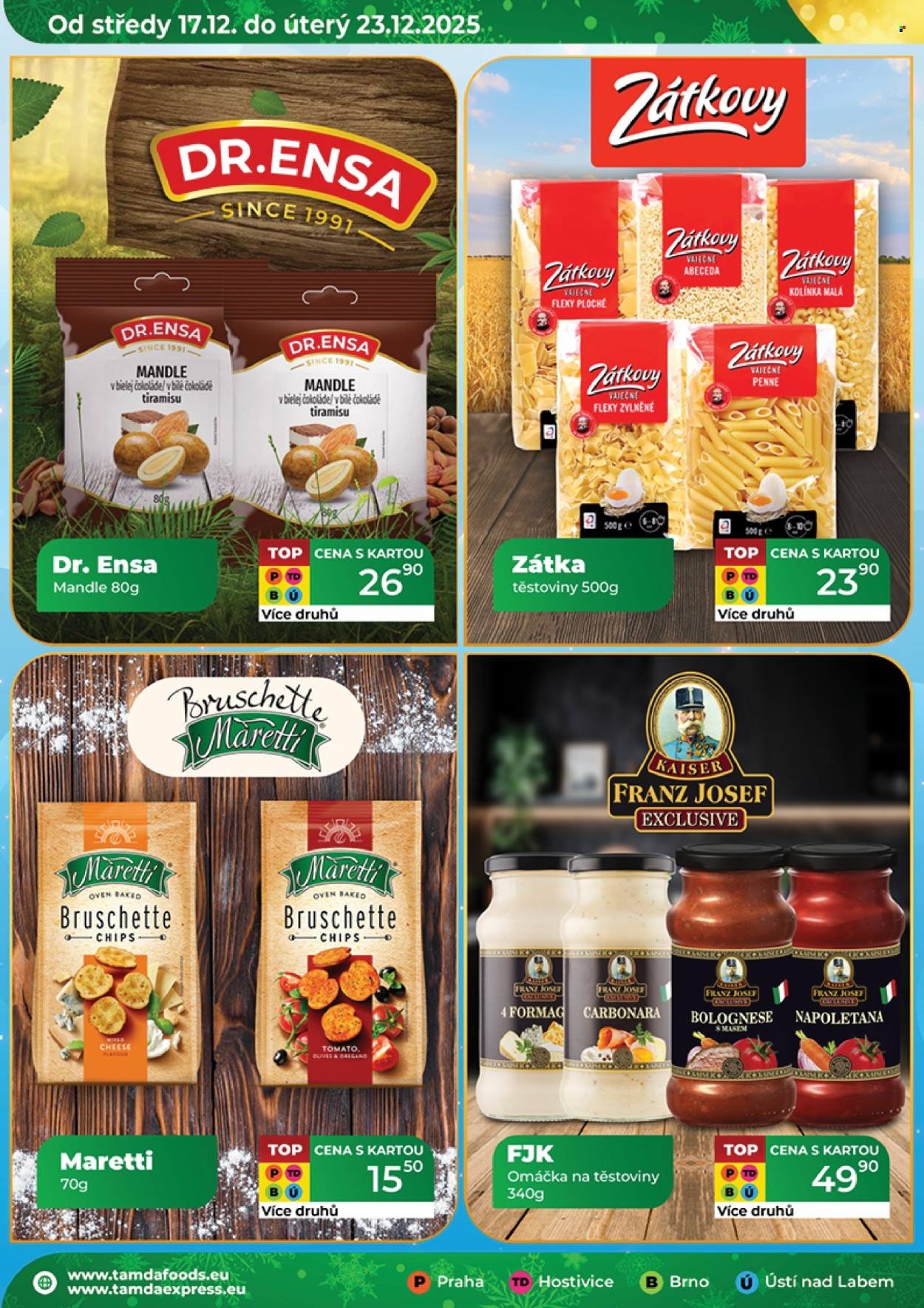 TAMDA FOODS leták - Od středy 17.12.2025 (2025-12-17 - 2025-12-23)