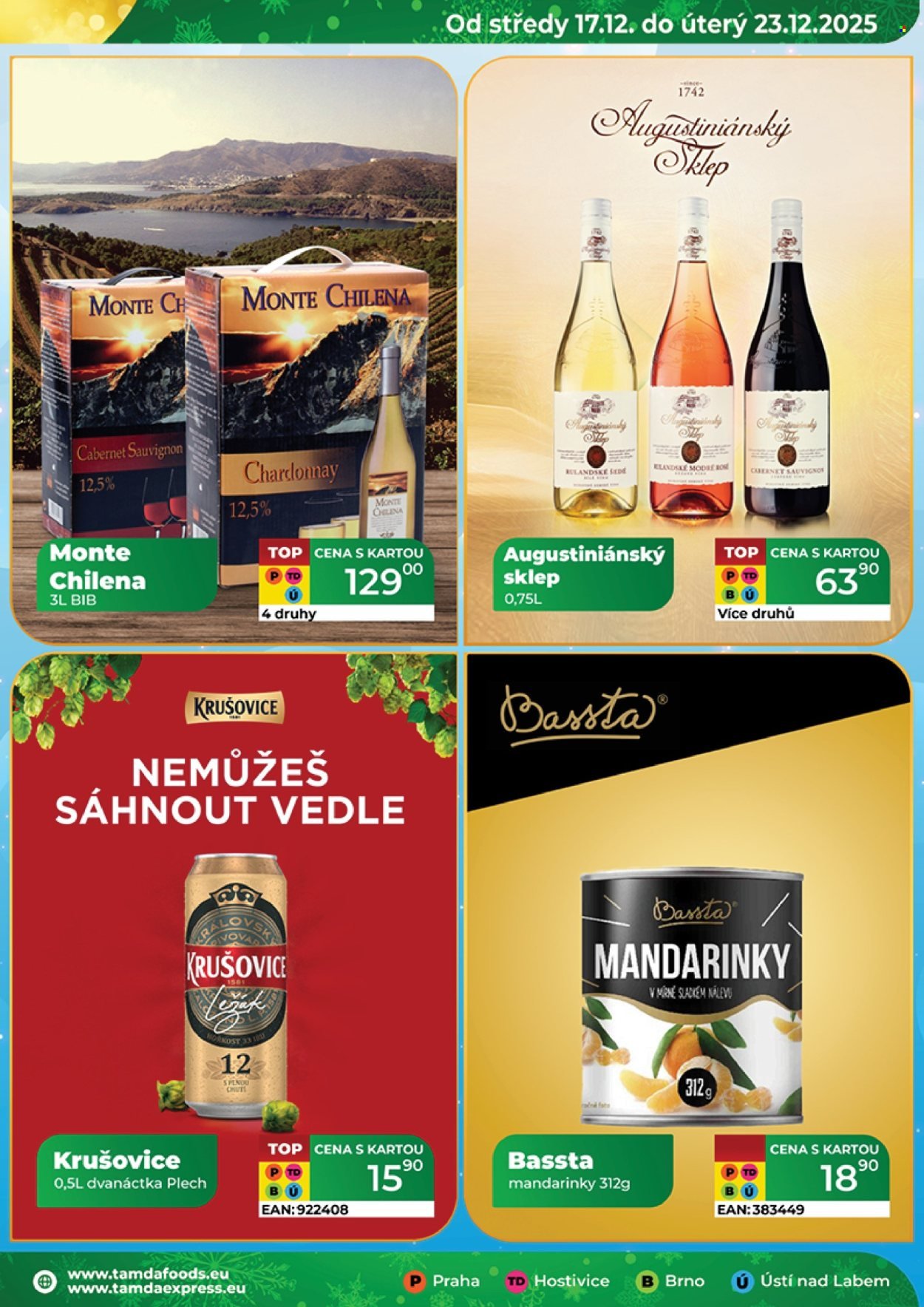 TAMDA FOODS leták - Od středy 17.12.2025 (2025-12-17 - 2025-12-23)