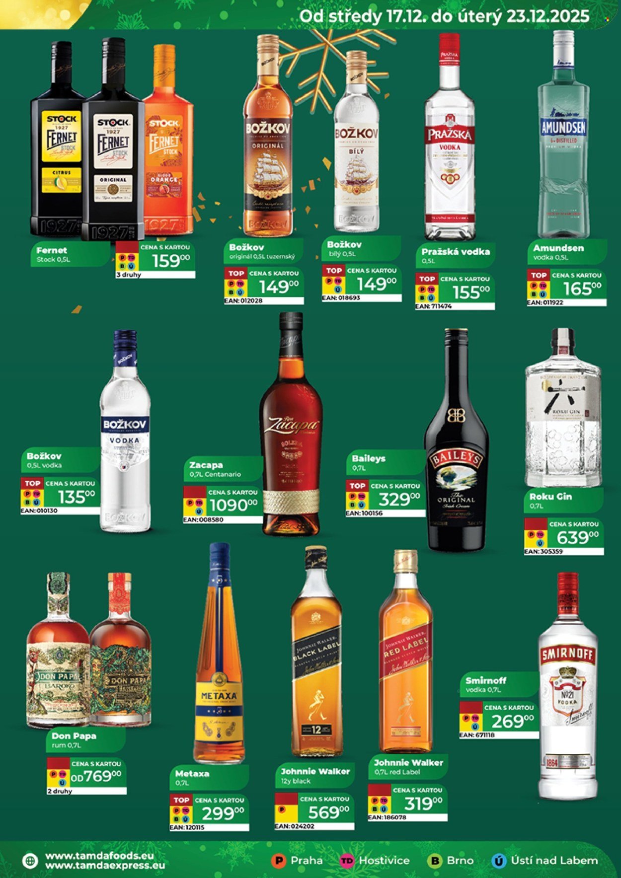 TAMDA FOODS leták - Od středy 17.12.2025 (2025-12-17 - 2025-12-23)