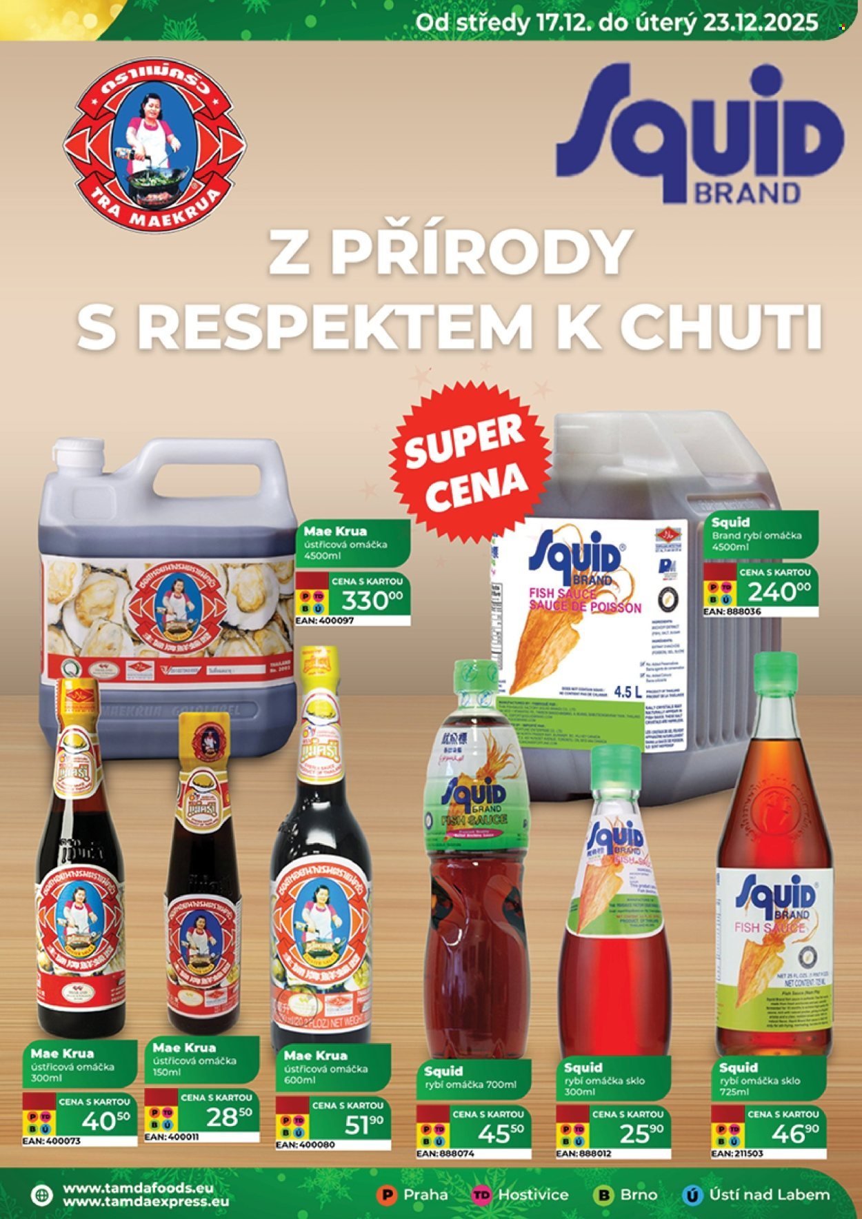 TAMDA FOODS leták - Od středy 17.12.2025 (2025-12-17 - 2025-12-23)