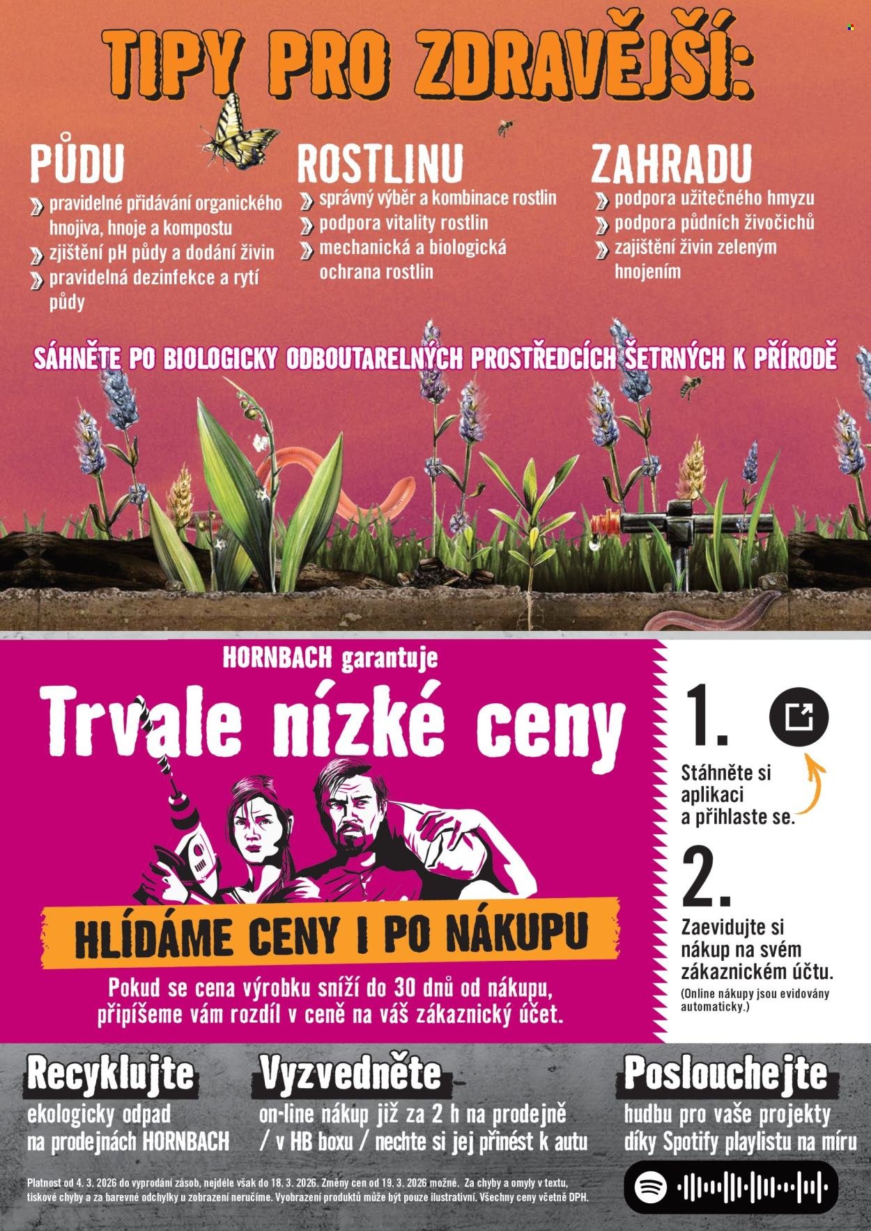HORNBACH leták - Váš další projekt - Poslové jara (2026-03-04 - 2026-03-18)