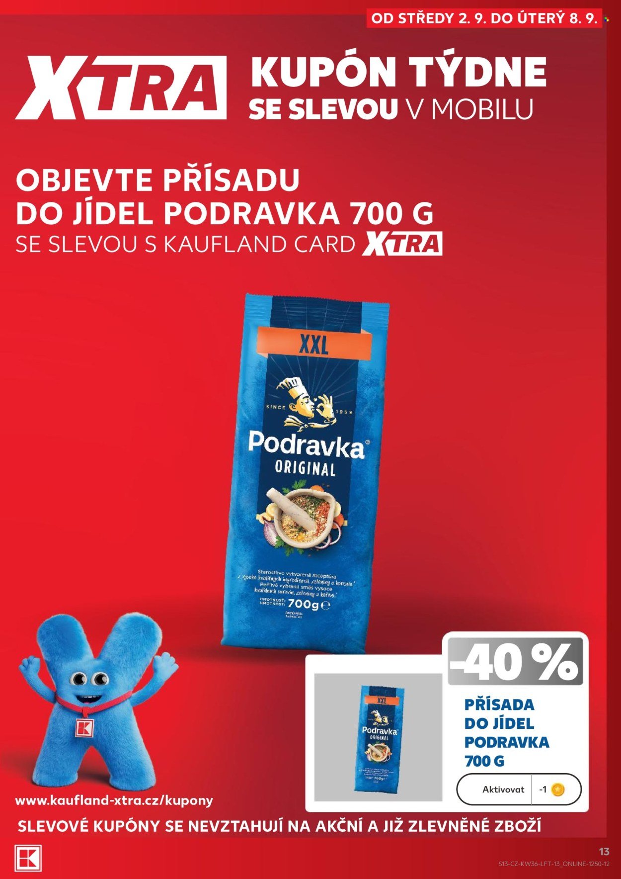 KAUFLAND leták - Od středy 2.9.2026