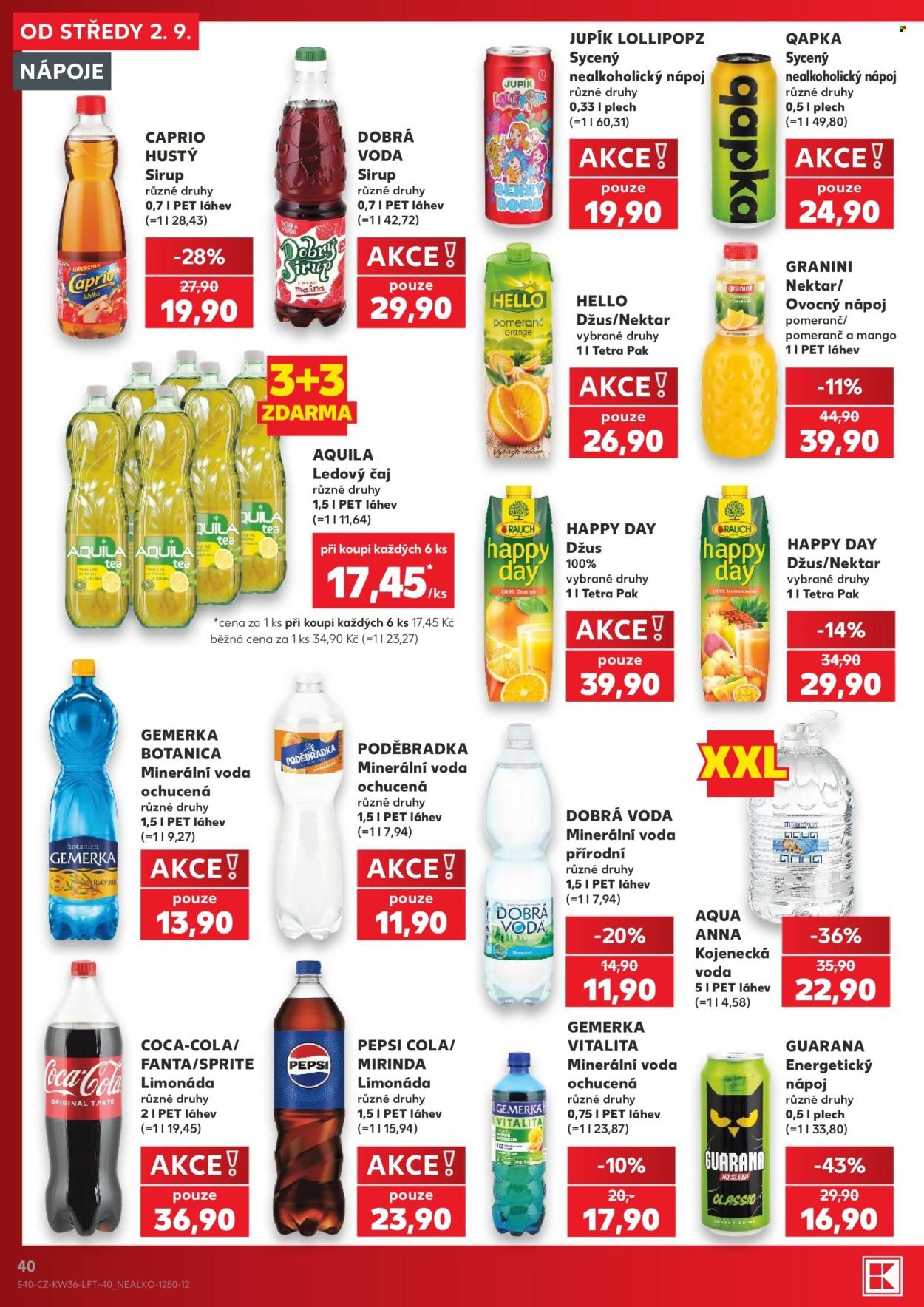 KAUFLAND leták - Od středy 2.9.2026