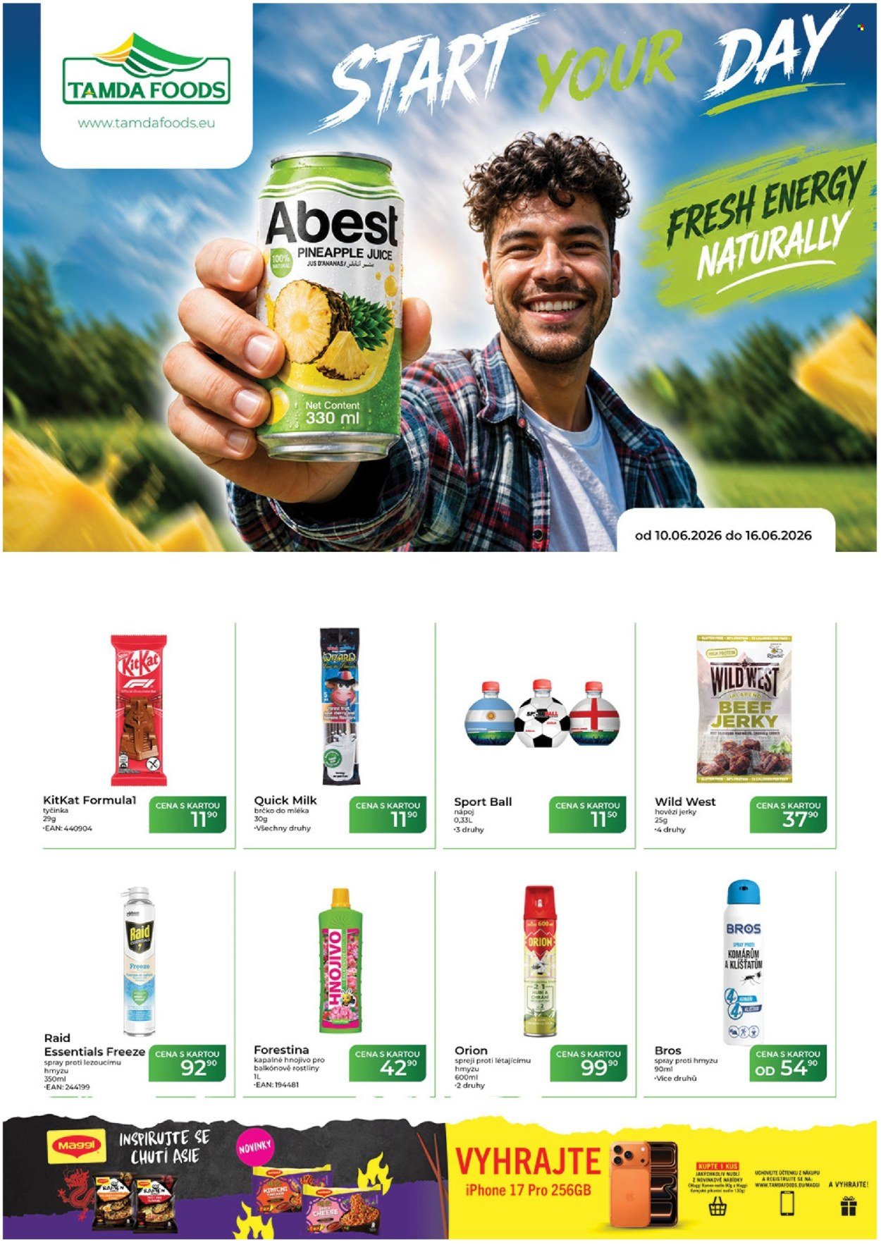 TAMDA FOODS leták - Od středy 10.6.2026