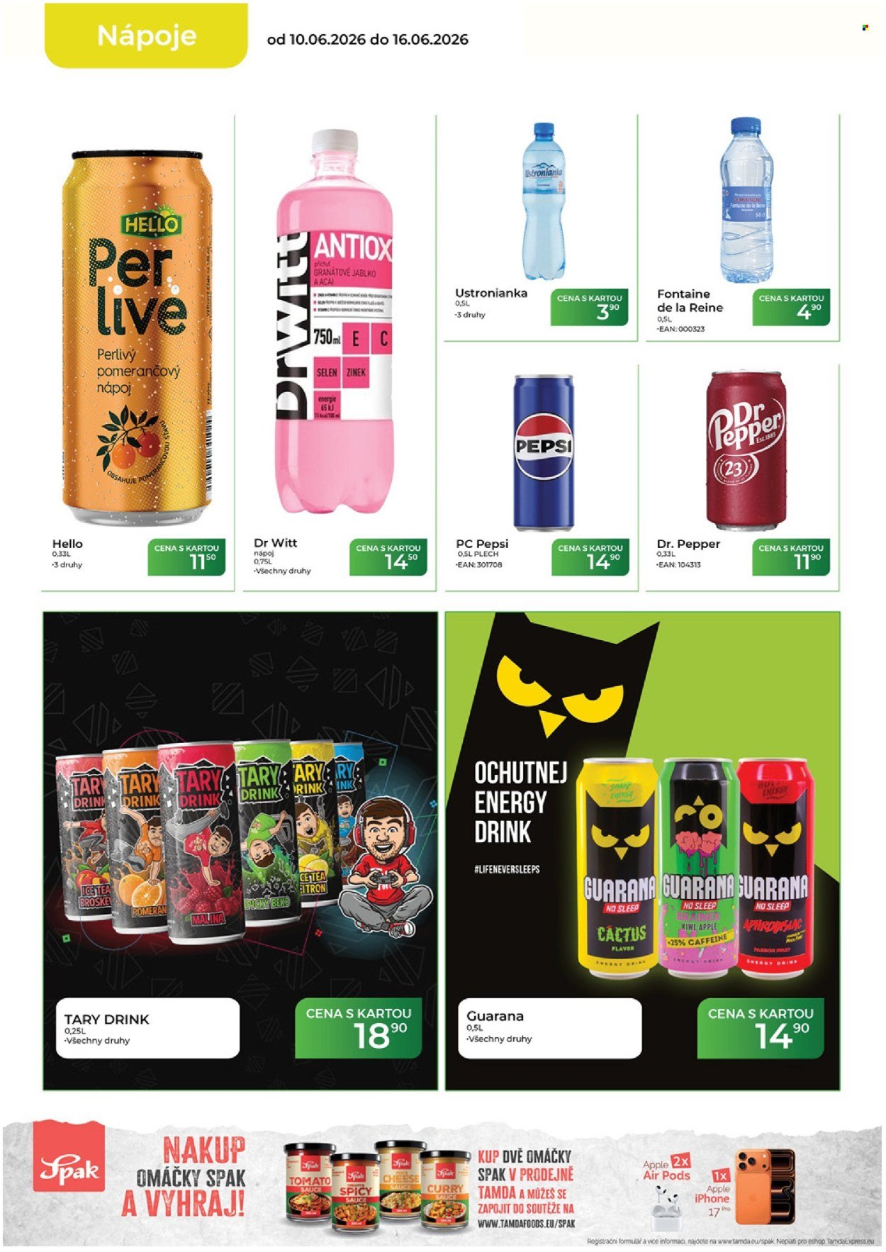 TAMDA FOODS leták - Od středy 10.6.2026
