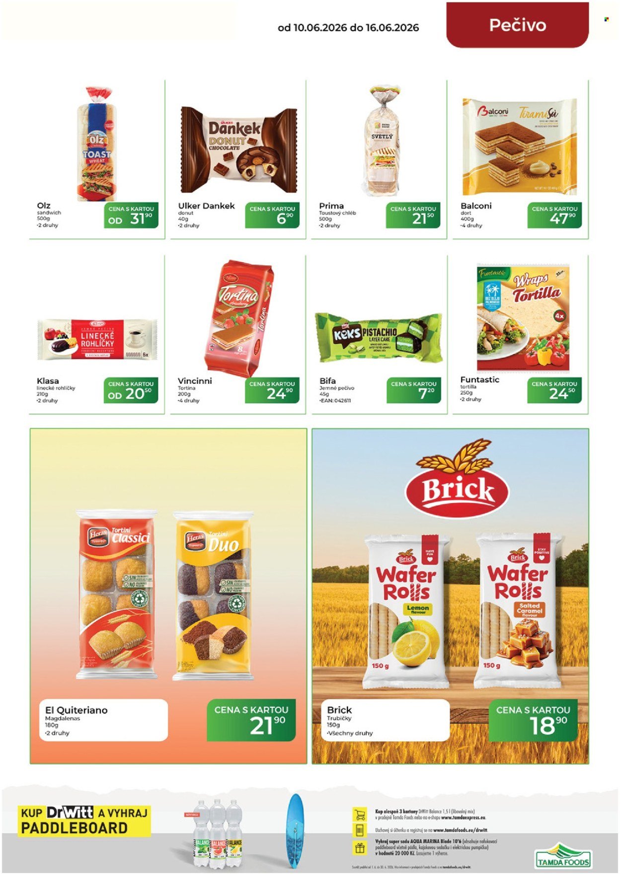 TAMDA FOODS leták - Od středy 10.6.2026
