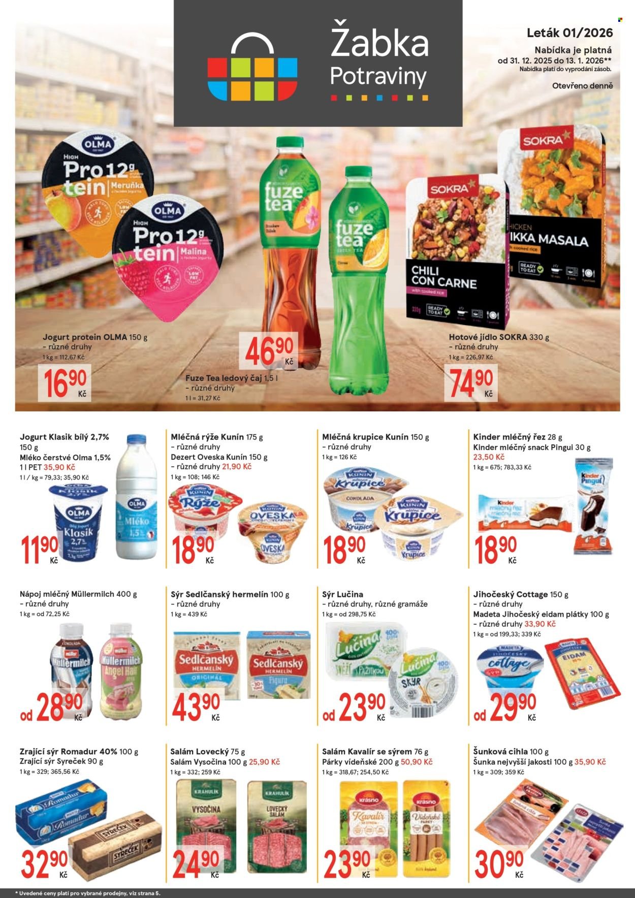 ŽABKA leták - Od středy 31.12.2025 (2025-12-31 - 2026-01-13)