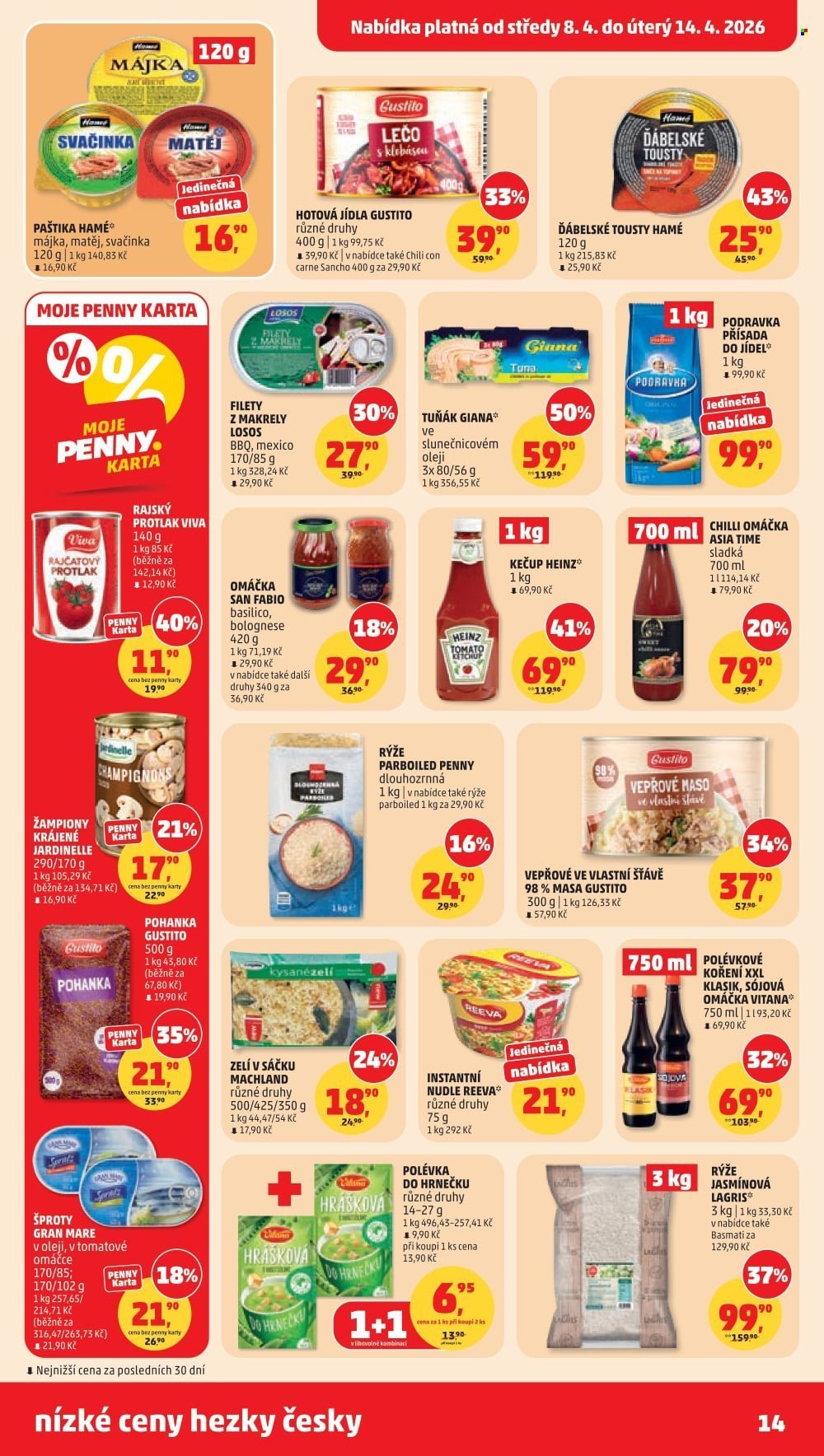 PENNY leták - nízké ceny hezky česky (2026-04-08 - 2026-04-14)