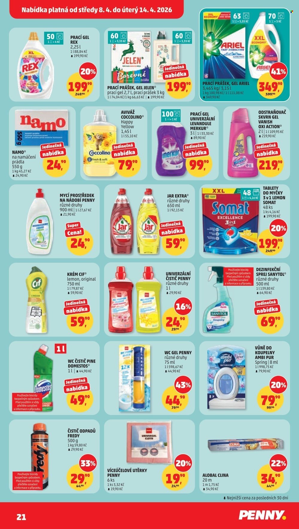 PENNY leták - nízké ceny hezky česky (2026-04-08 - 2026-04-14)