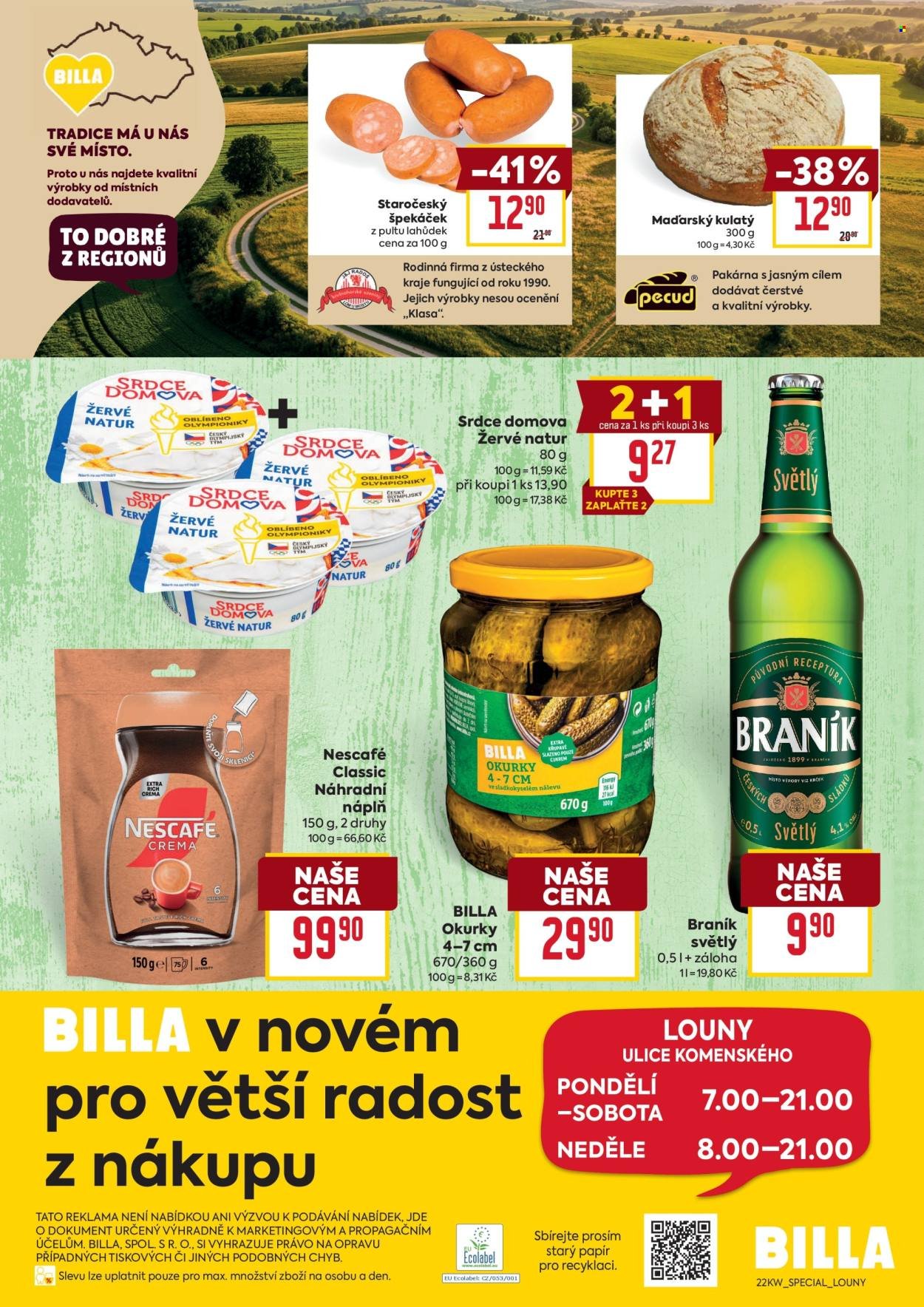 BILLA leták - Speciál: Louny (2026-05-27 - 2026-06-02)