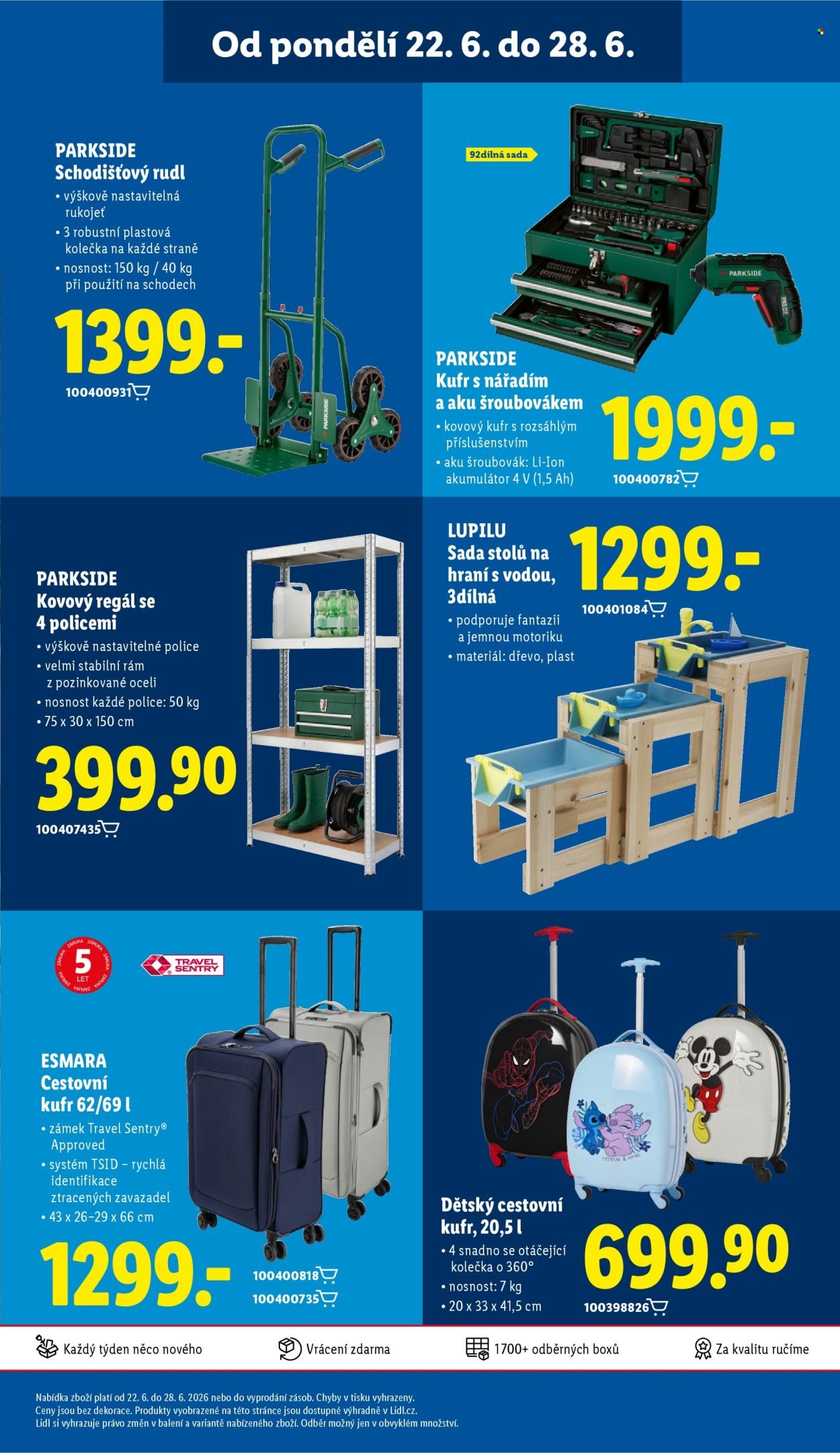LIDL leták - Spotřební zboží