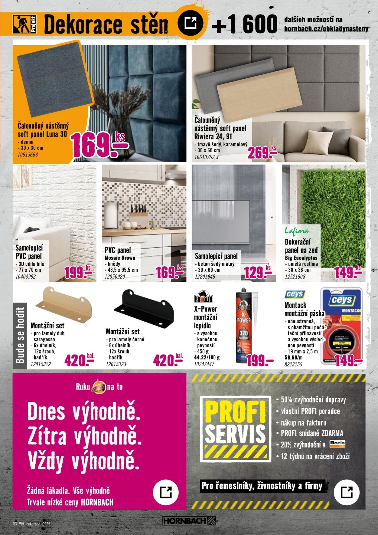HORNBACH leták - Váš další projekt - Dekorace