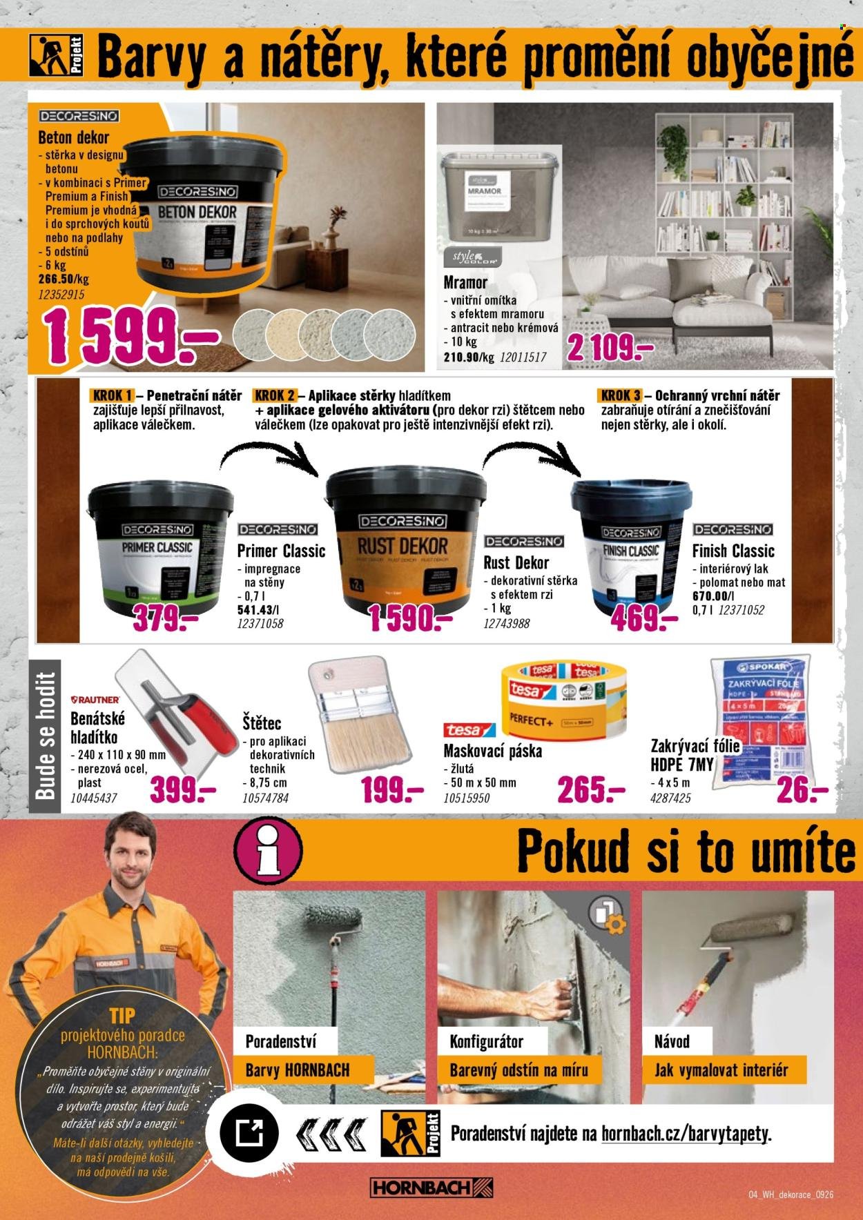 HORNBACH leták - Váš další projekt - Dekorace