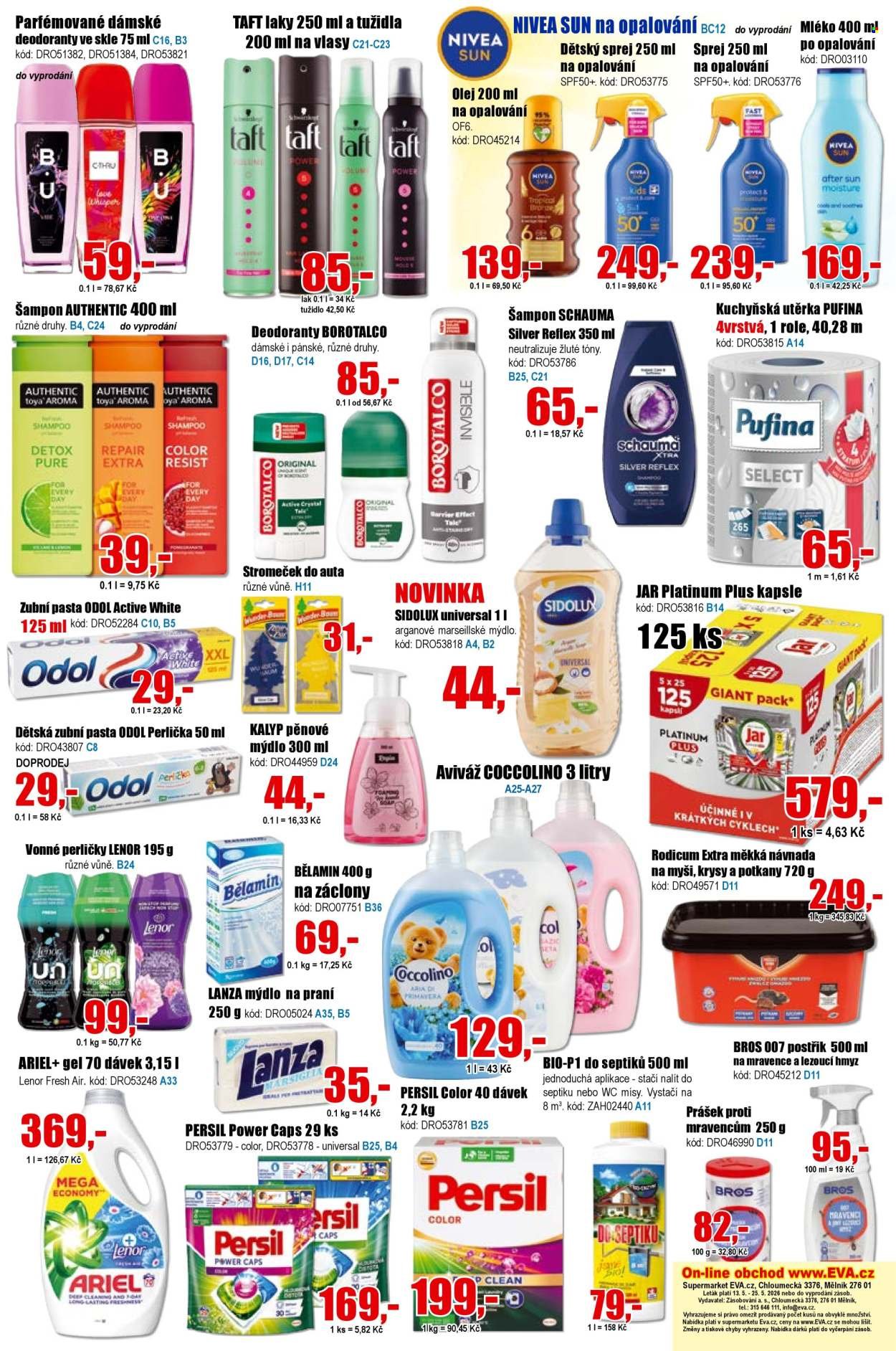 EVA SUPERMARKET leták - Od středy 13.5.2026 (2026-05-13 - 2026-05-25)