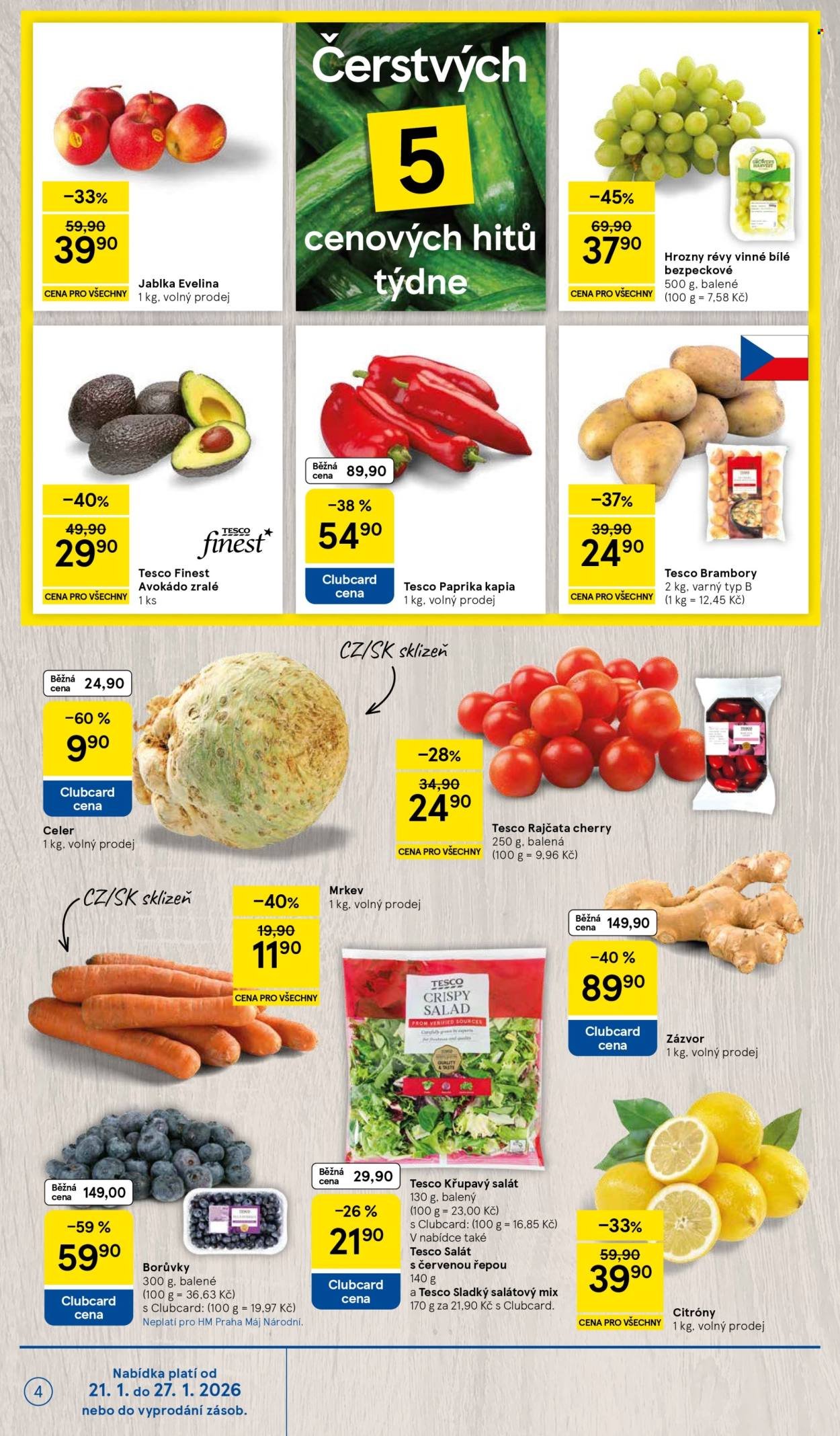 TESCO leták - Od středy 21.1.2026 (2026-01-21 - 2026-01-27)