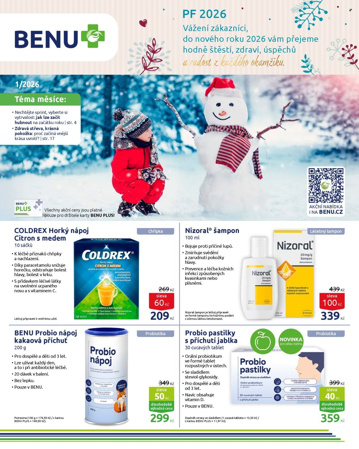 BENU LÉKÁRNA leták - Akční leták (2026-01-01 - 2026-01-31)