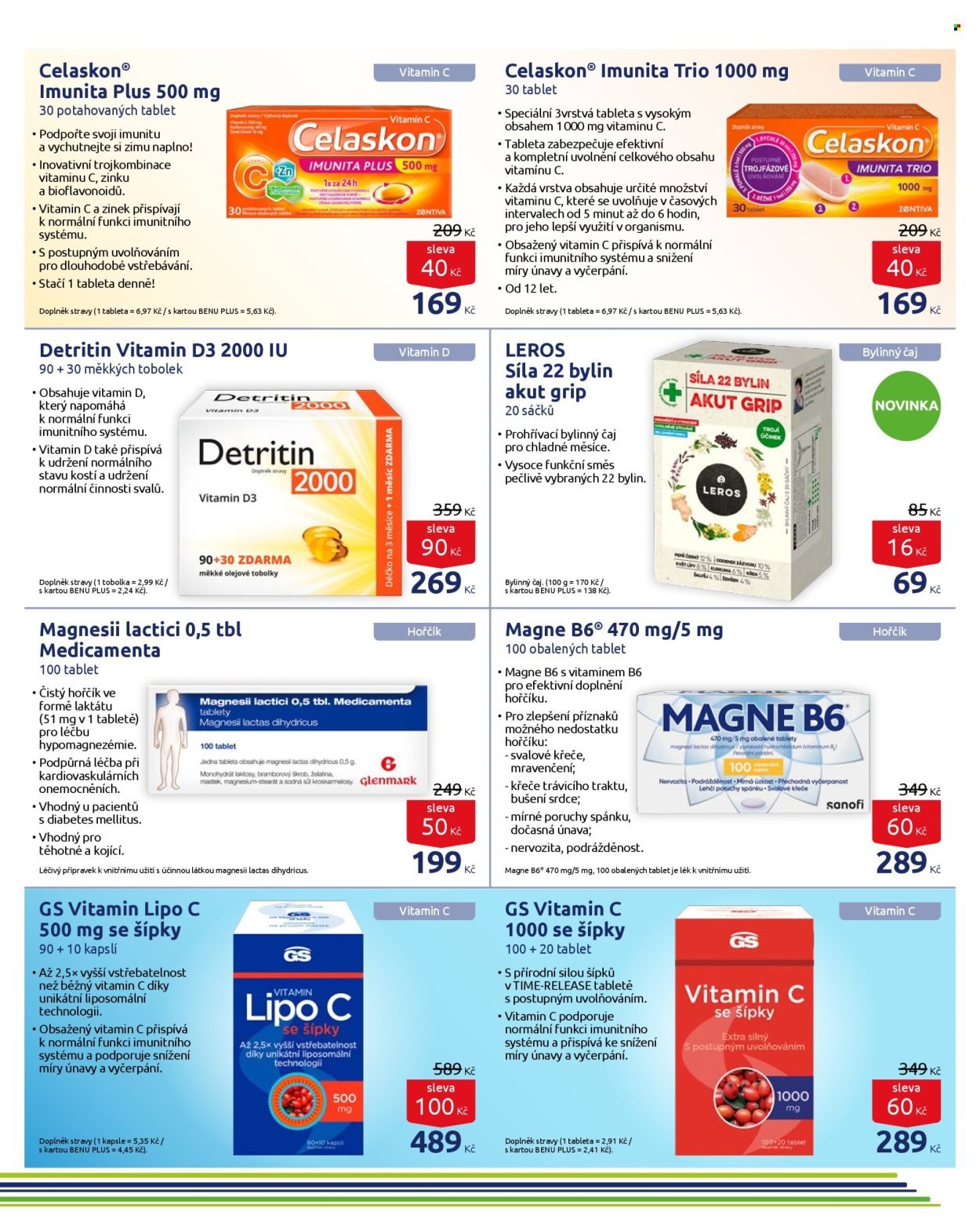 BENU LÉKÁRNA leták - Akční leták (2026-01-01 - 2026-01-31)