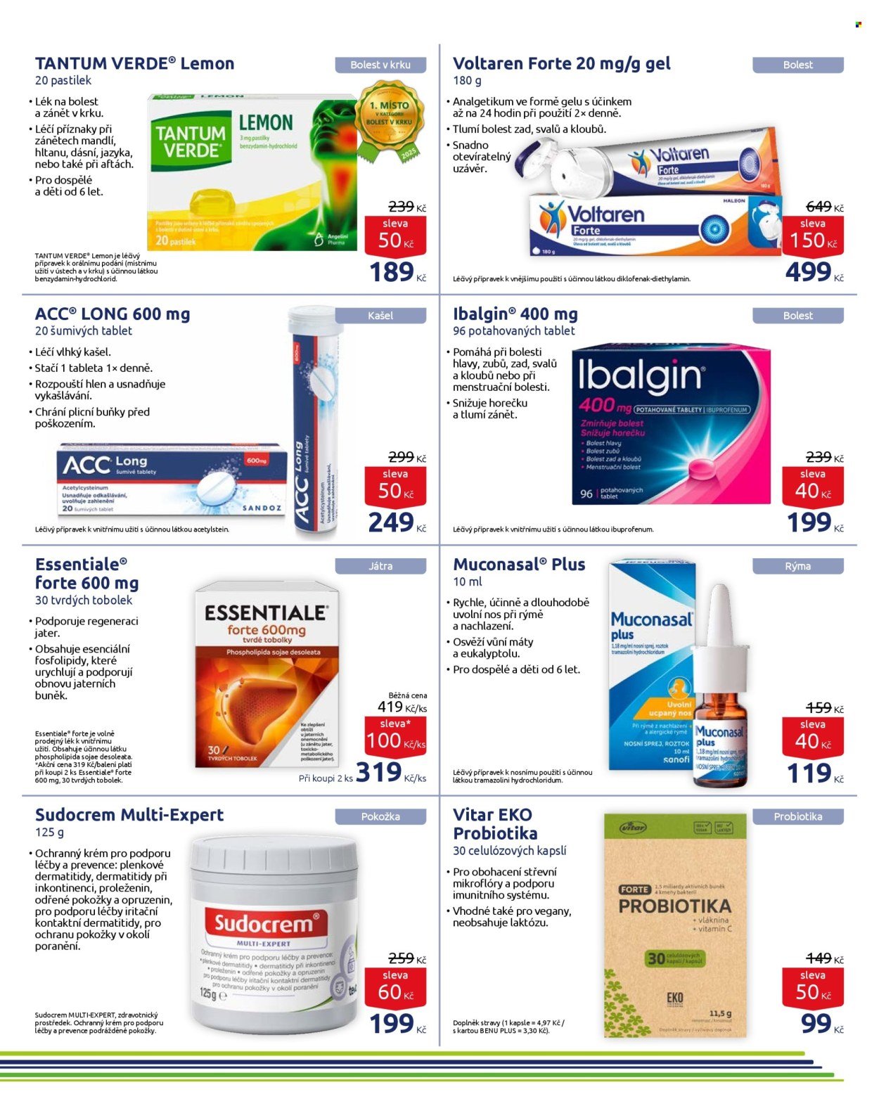 BENU LÉKÁRNA leták - Akční leták (2026-01-01 - 2026-01-31)
