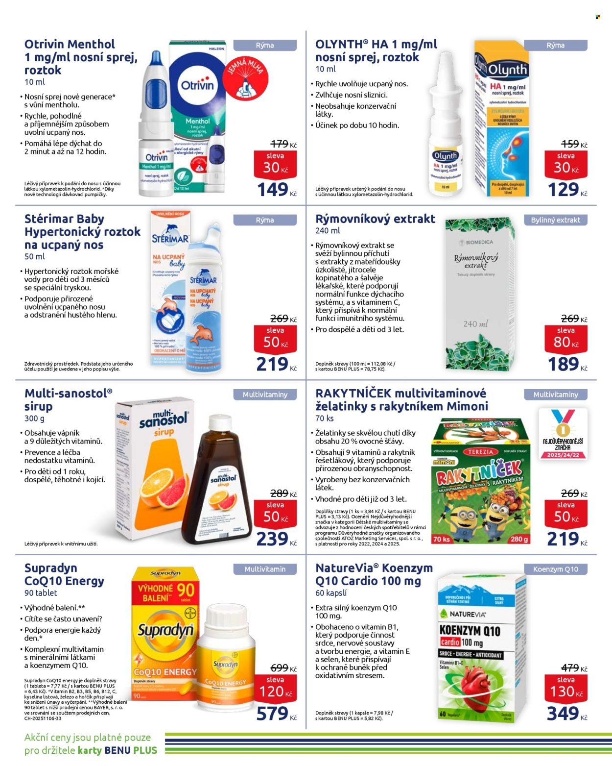 BENU LÉKÁRNA leták - Akční leták (2026-01-01 - 2026-01-31)